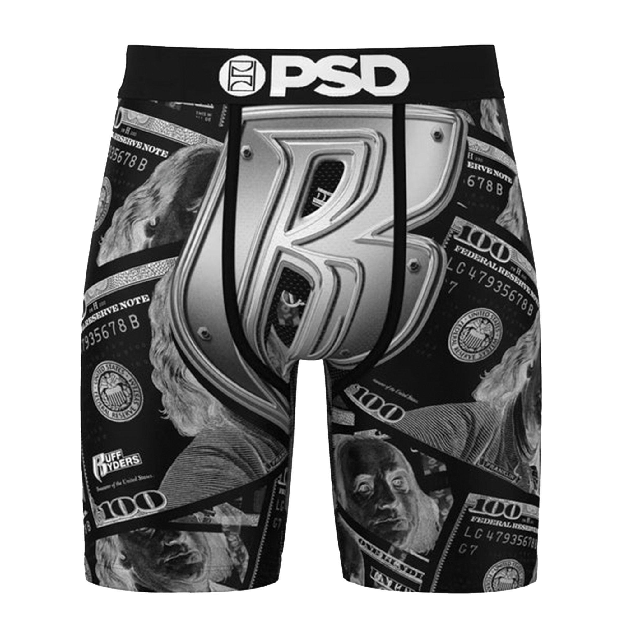 PSD Men's Ruff Ryders Benji Underwear - BLACK/GREY Thumbnail View 1