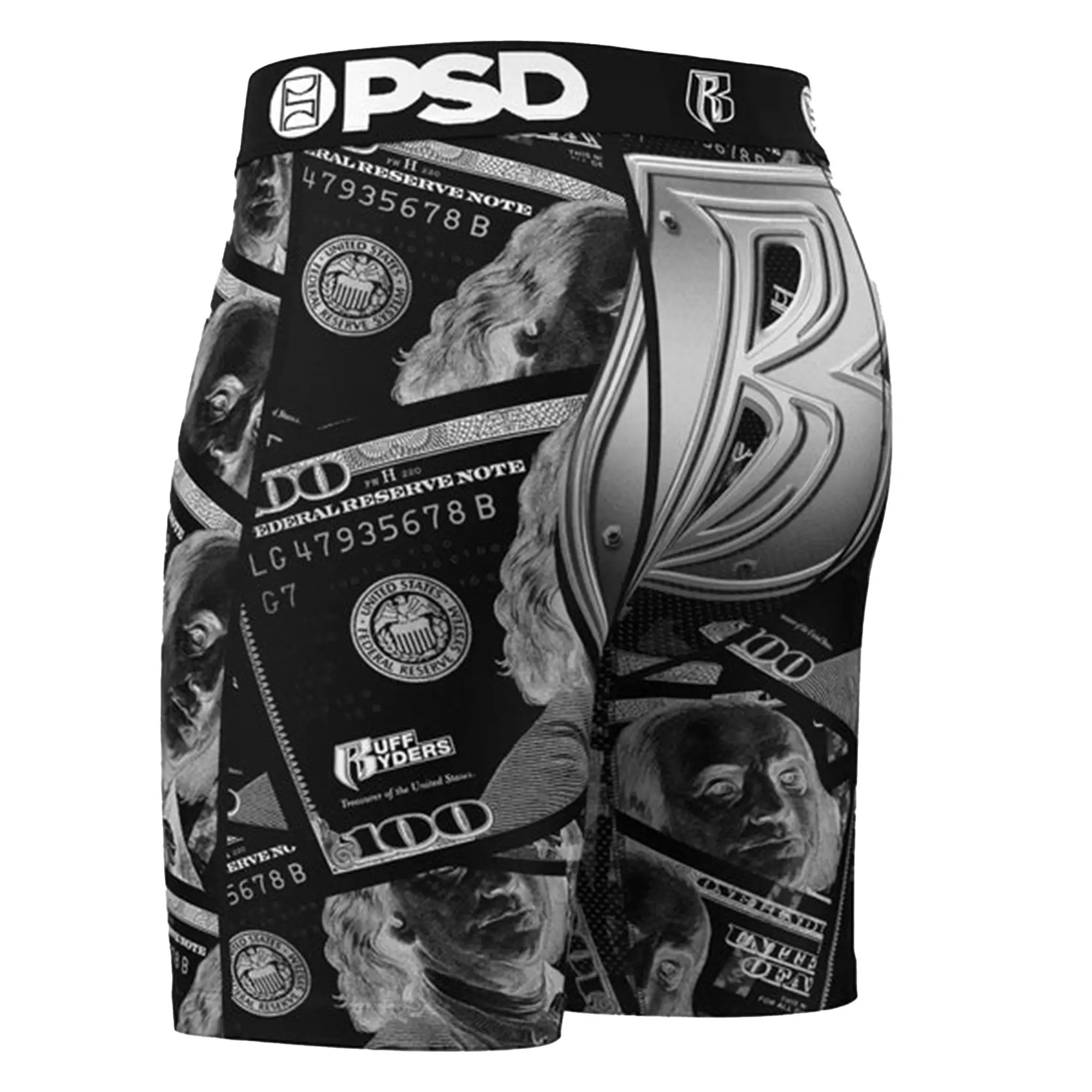 PSD Men's Ruff Ryders Benji Underwear - BLACK/GREY