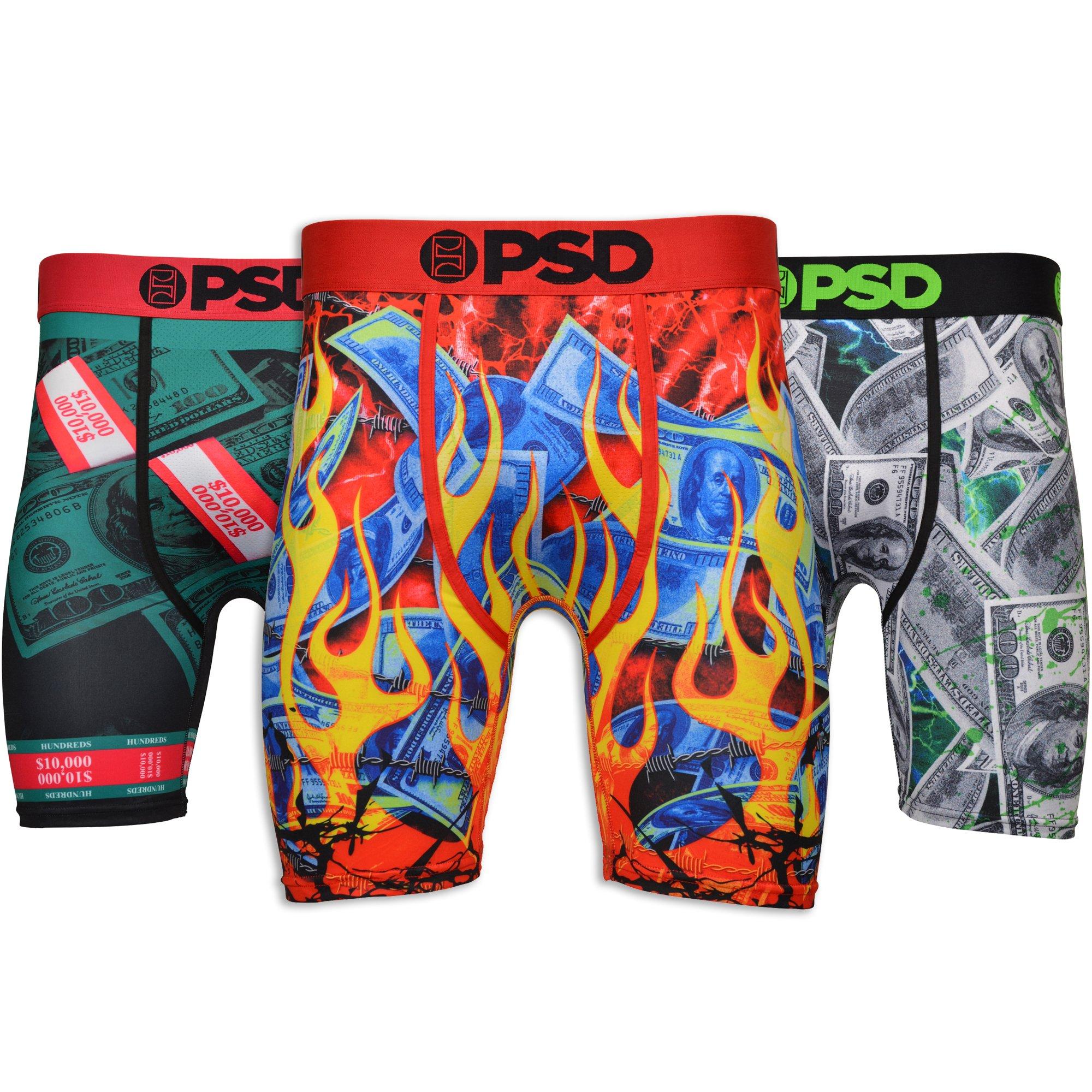 PSD Men's Hotshot Money Underwear-3PK - MULTI-COLOR Thumbnail View 1