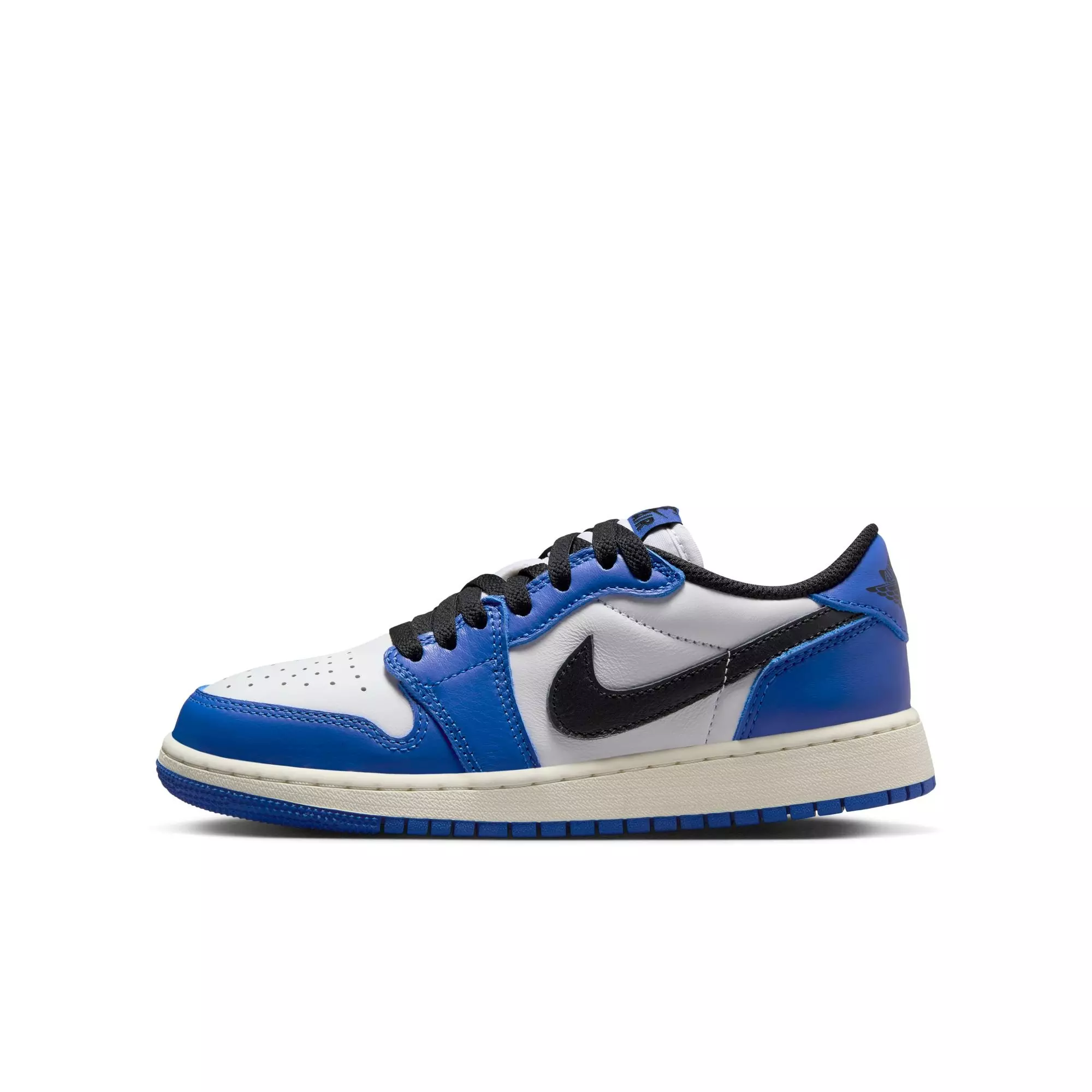 Jordan 1 Retro Low OG "Game Royal" Grade School Kids' Shoe - WHITE/BLACK/GAME ROYAL