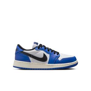 Jordan 1 Retro Low OG "Game Royal" Grade School Kids' Shoe
