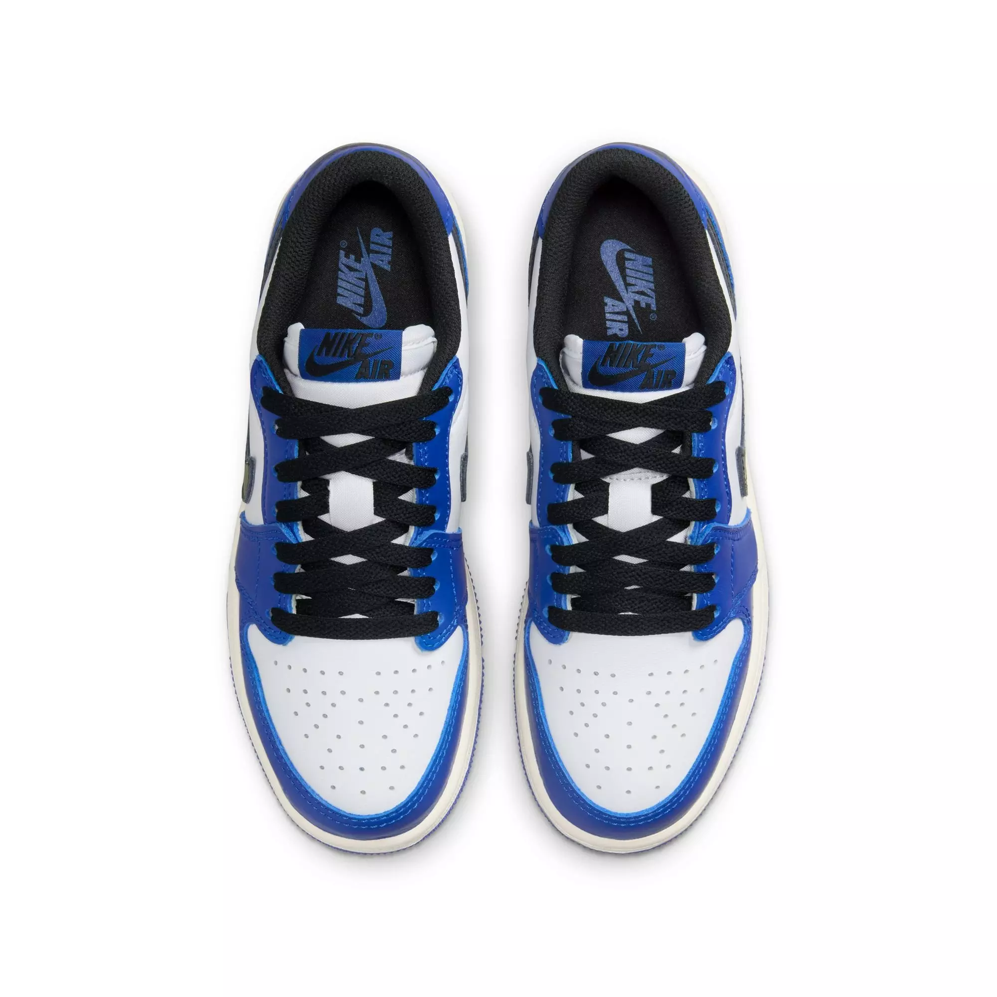 Jordan 1 Retro Low OG "Game Royal" Grade School Kids' Shoe - WHITE/BLACK/GAME ROYAL