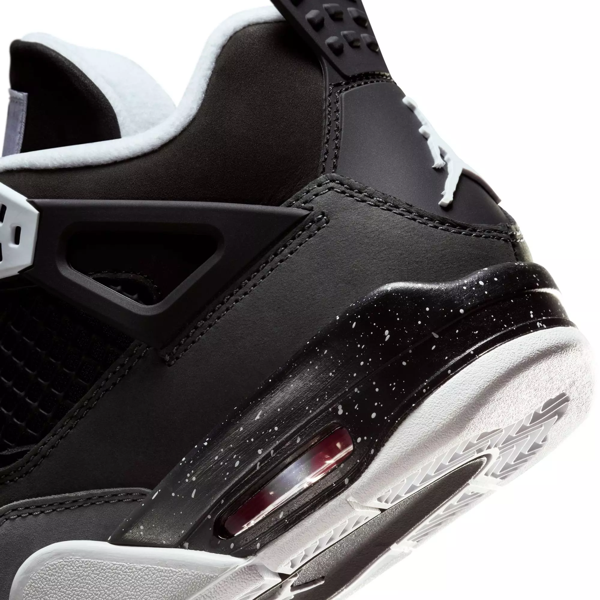 Jordan 4 Retro "Fear" Grade School Kids' Shoe - BLACK/WHITE/ANTHRACITE