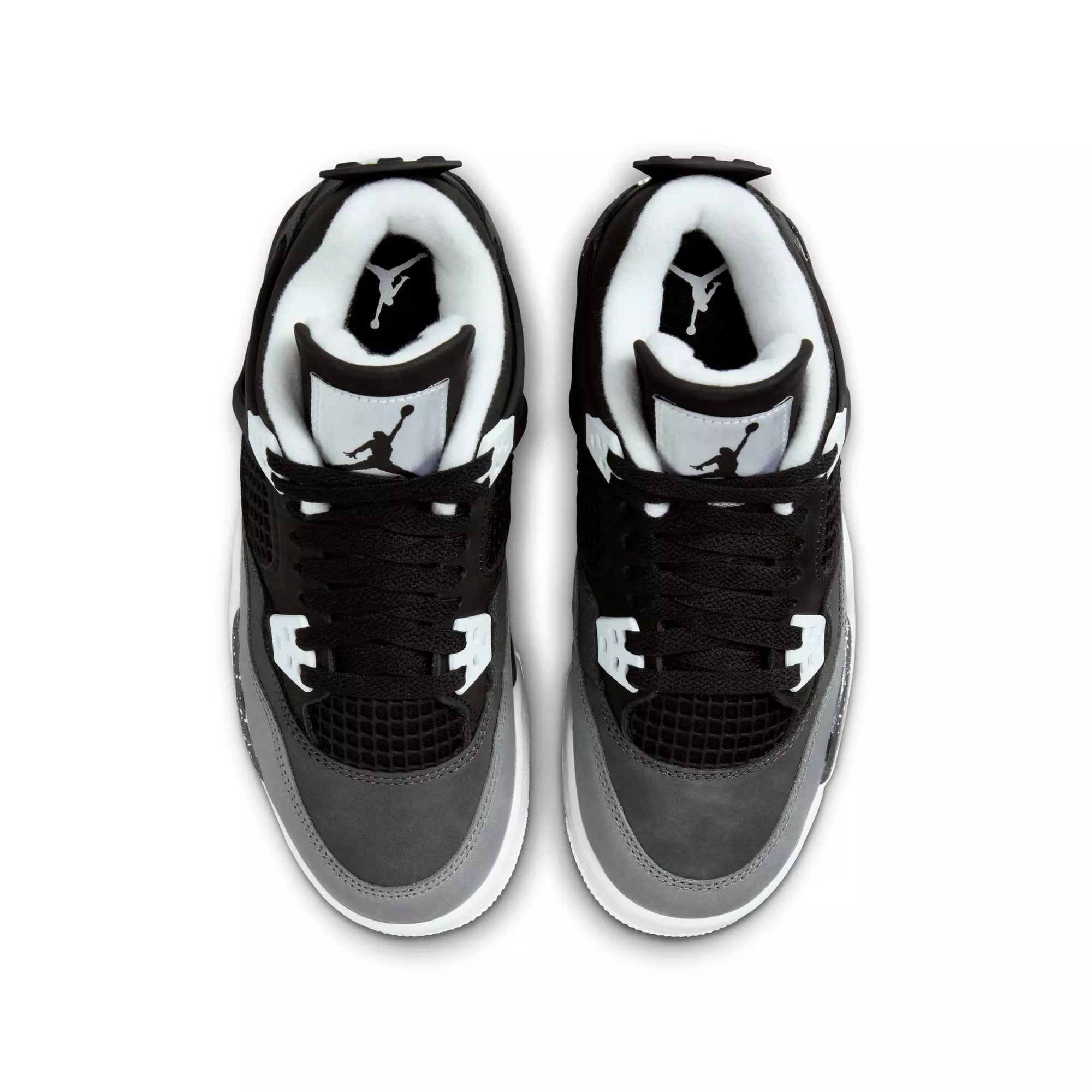 Jordan 4 Retro "Fear" Grade School Kids' Shoe - BLACK/WHITE/ANTHRACITE