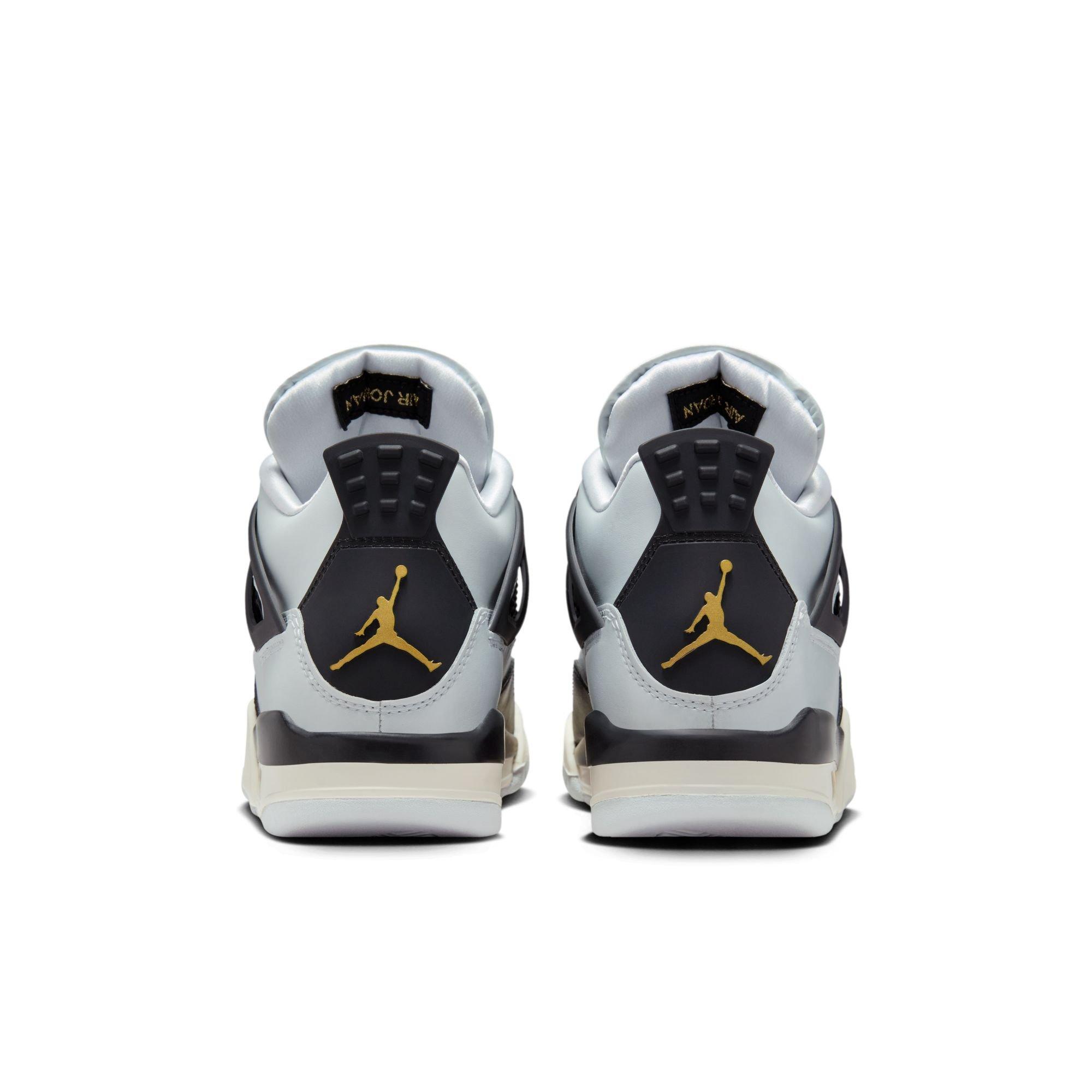 Jordan 4 Retro "Pure Platinum" Grade School Kids' Shoe