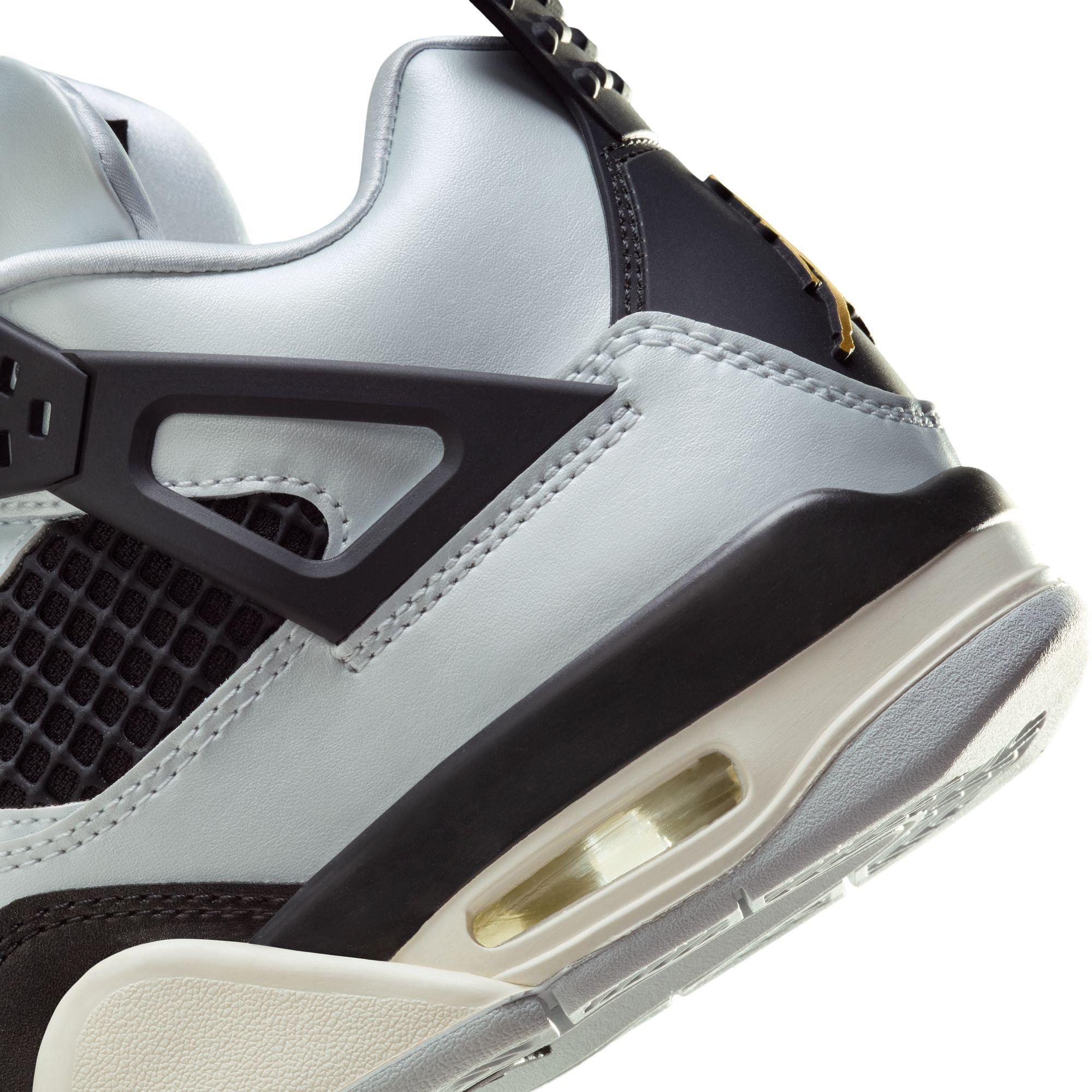 Jordan 4 Retro "Pure Platinum" Grade School Kids' Shoe