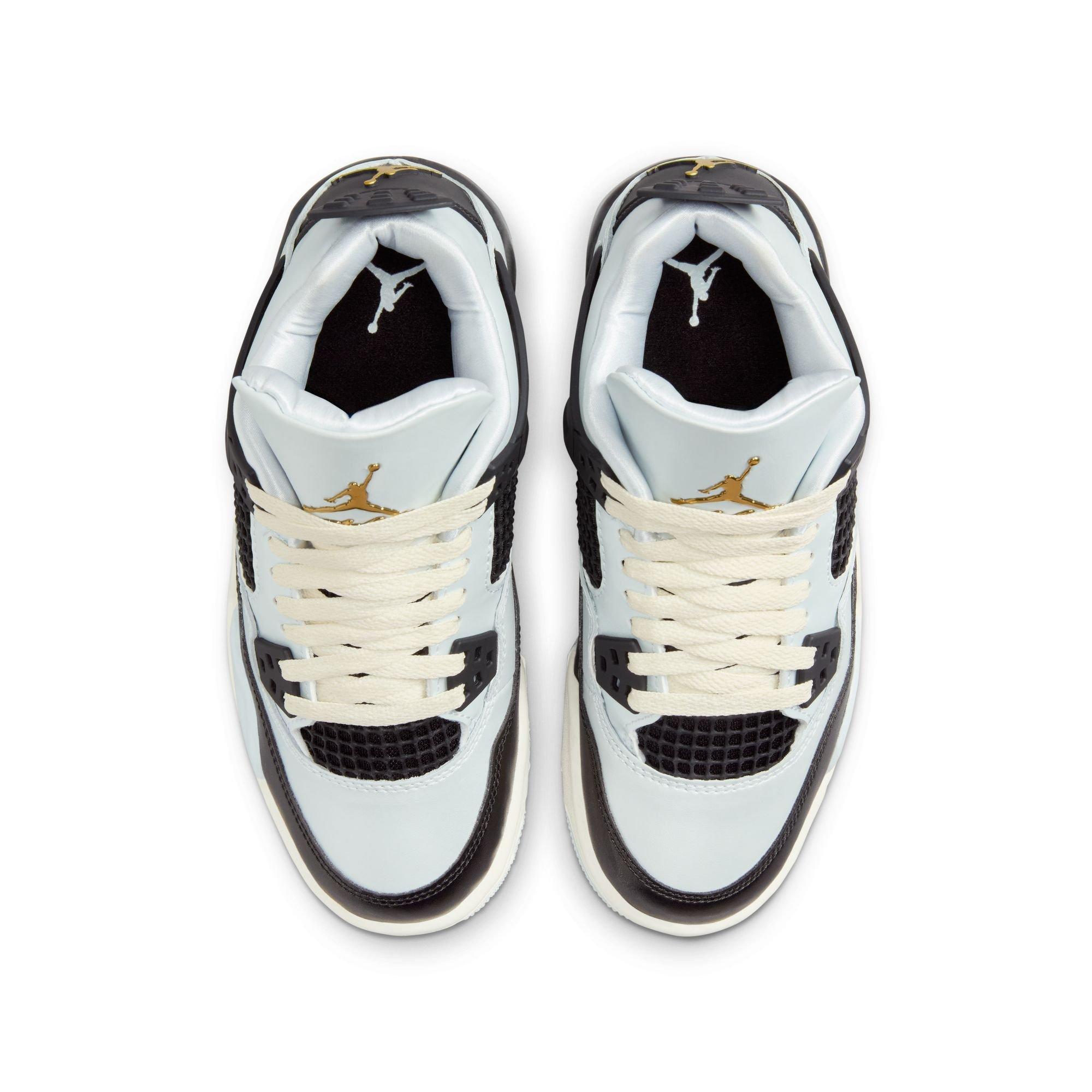 Jordan 4 Retro "Pure Platinum" Grade School Kids' Shoe
