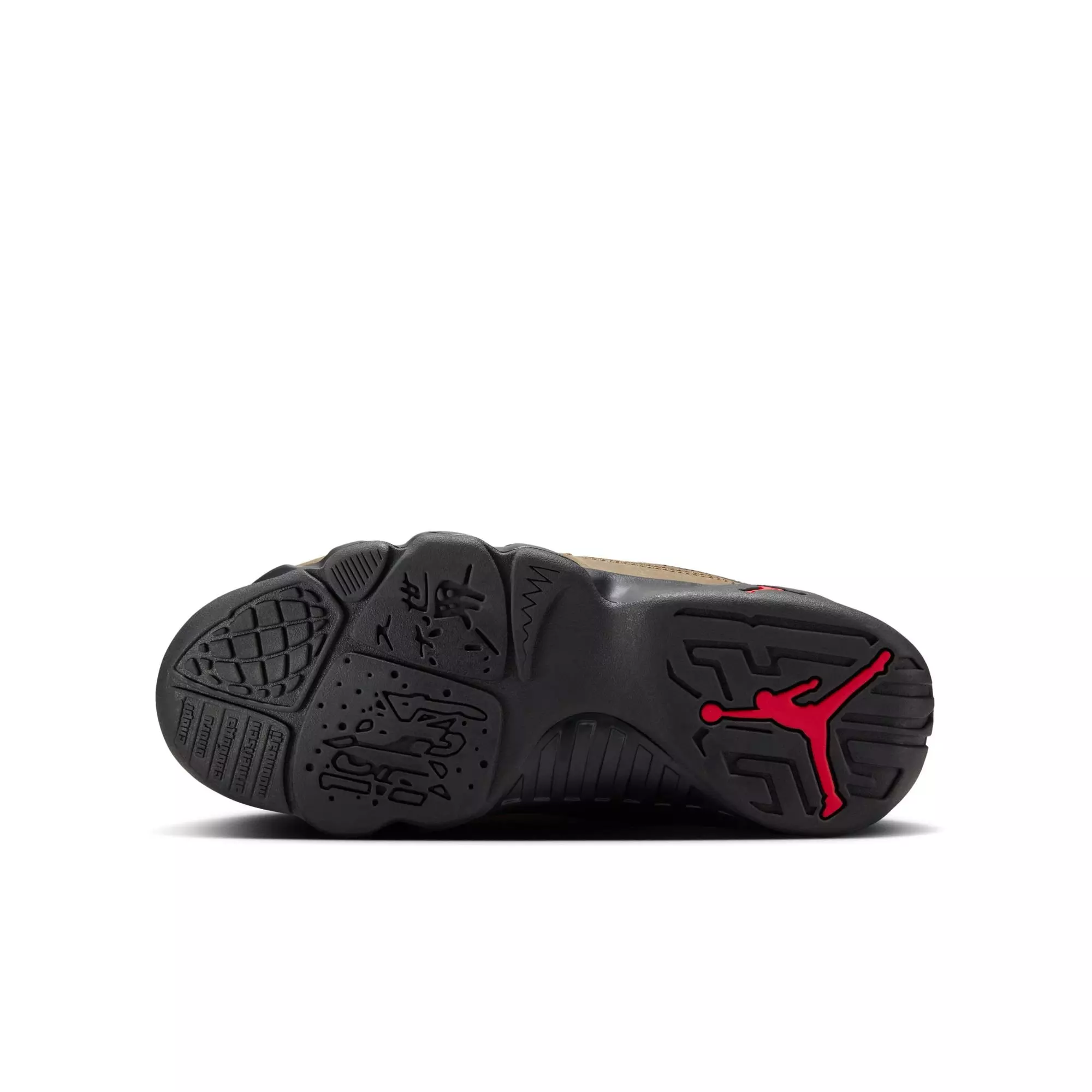 Jordan 9 Retro "Olive" Grade School Kids' Shoe - BLACK/TRUE RED/LIGHT OLIVE
