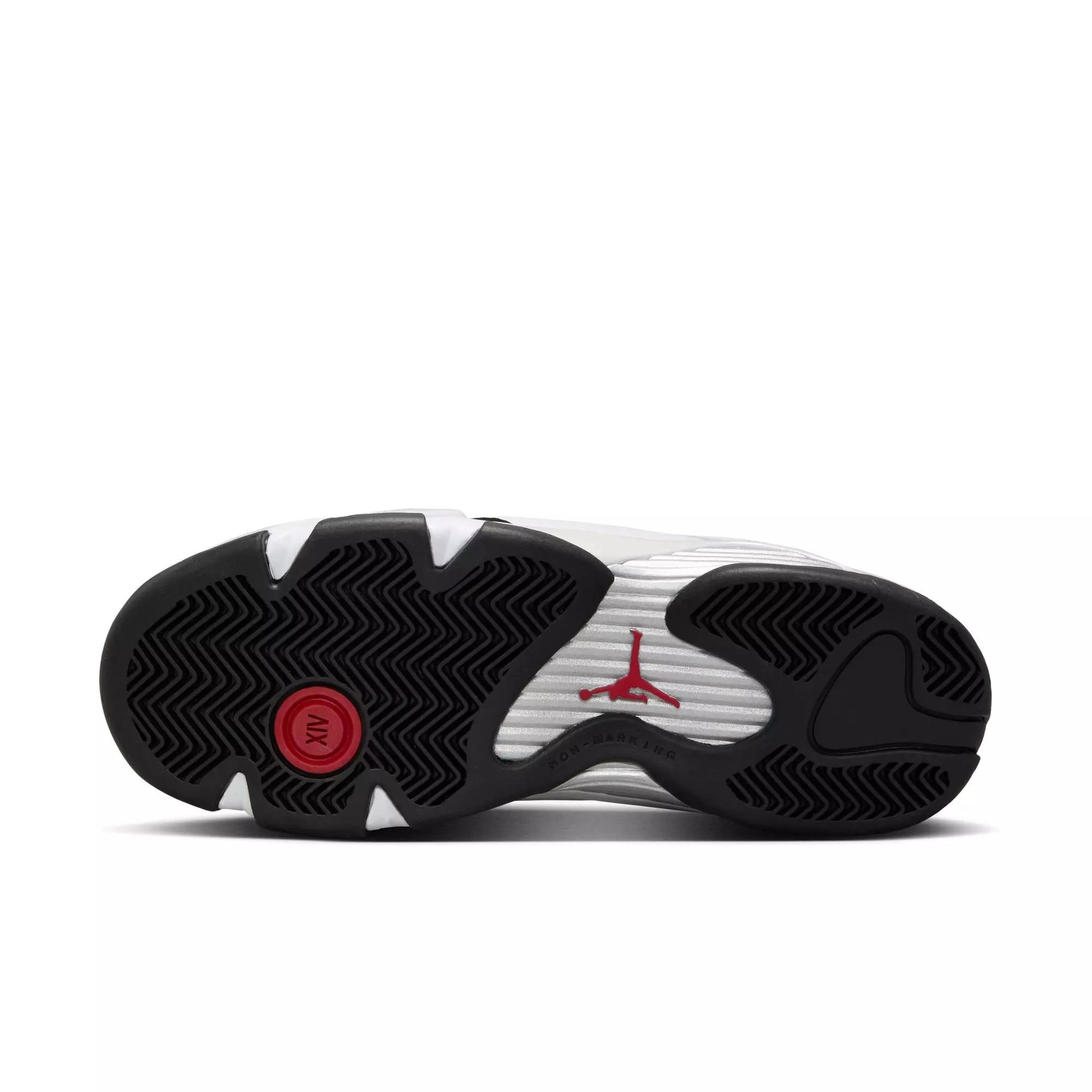 Jordan 14 Retro "Black Toe" Grade School Kids' Shoe - WHITE/VARSITY RED/BLACK