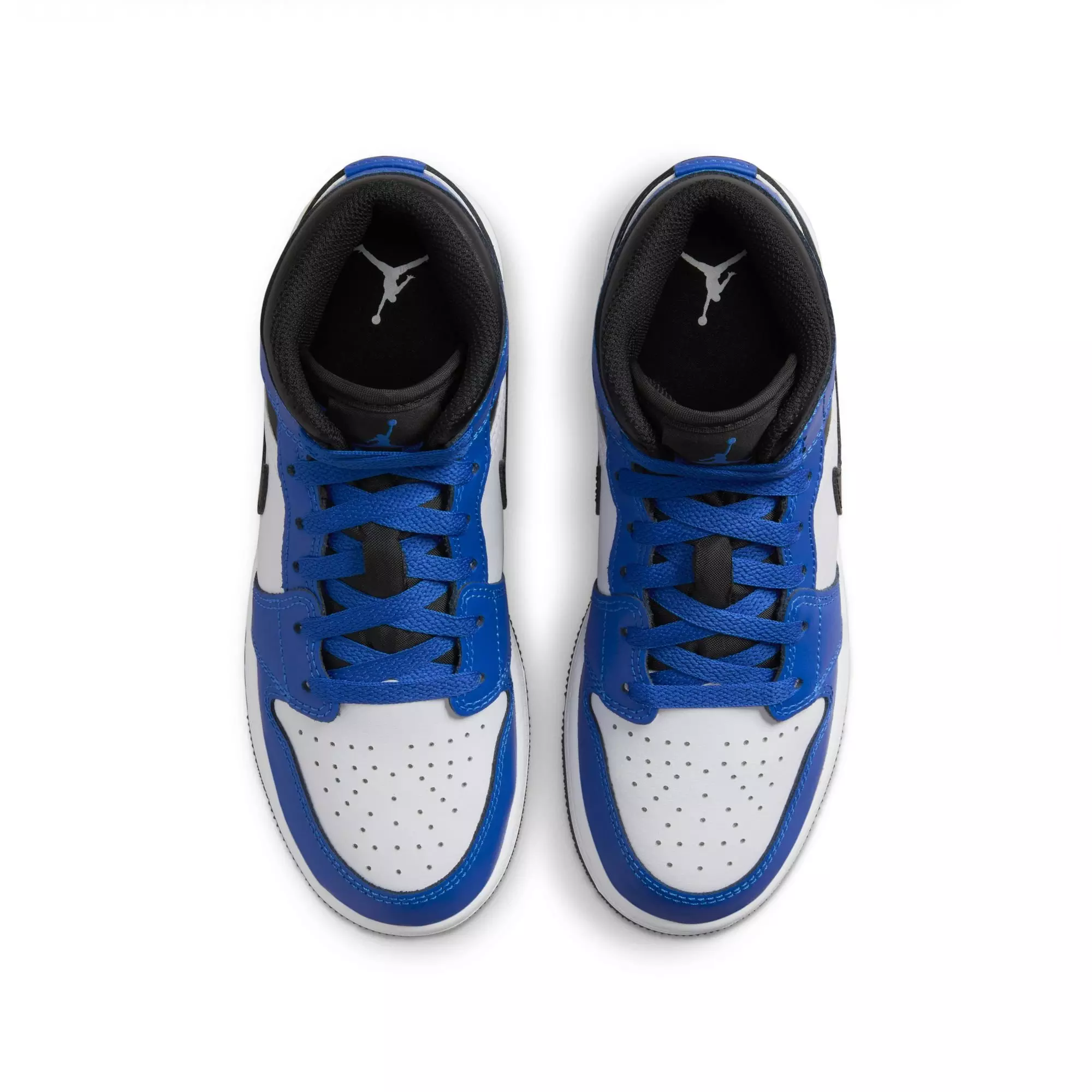 Jordan 1 Mid "Game Royal/Black/White" Grade School Boys' Shoe - ROYAL/WHITE/BLACK