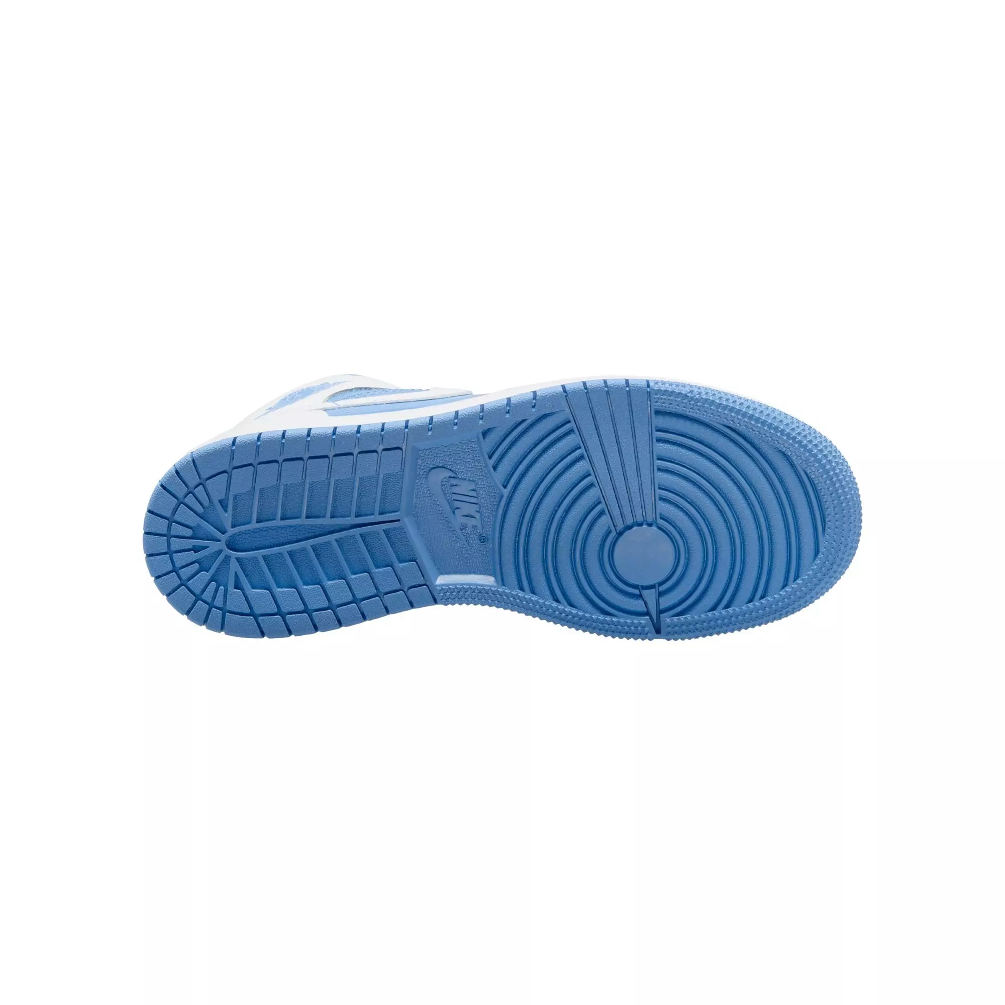 Jordan 1 Mid SE "White/Legend Blue" Grade School Boys' Shoe - WHITE/BLUE