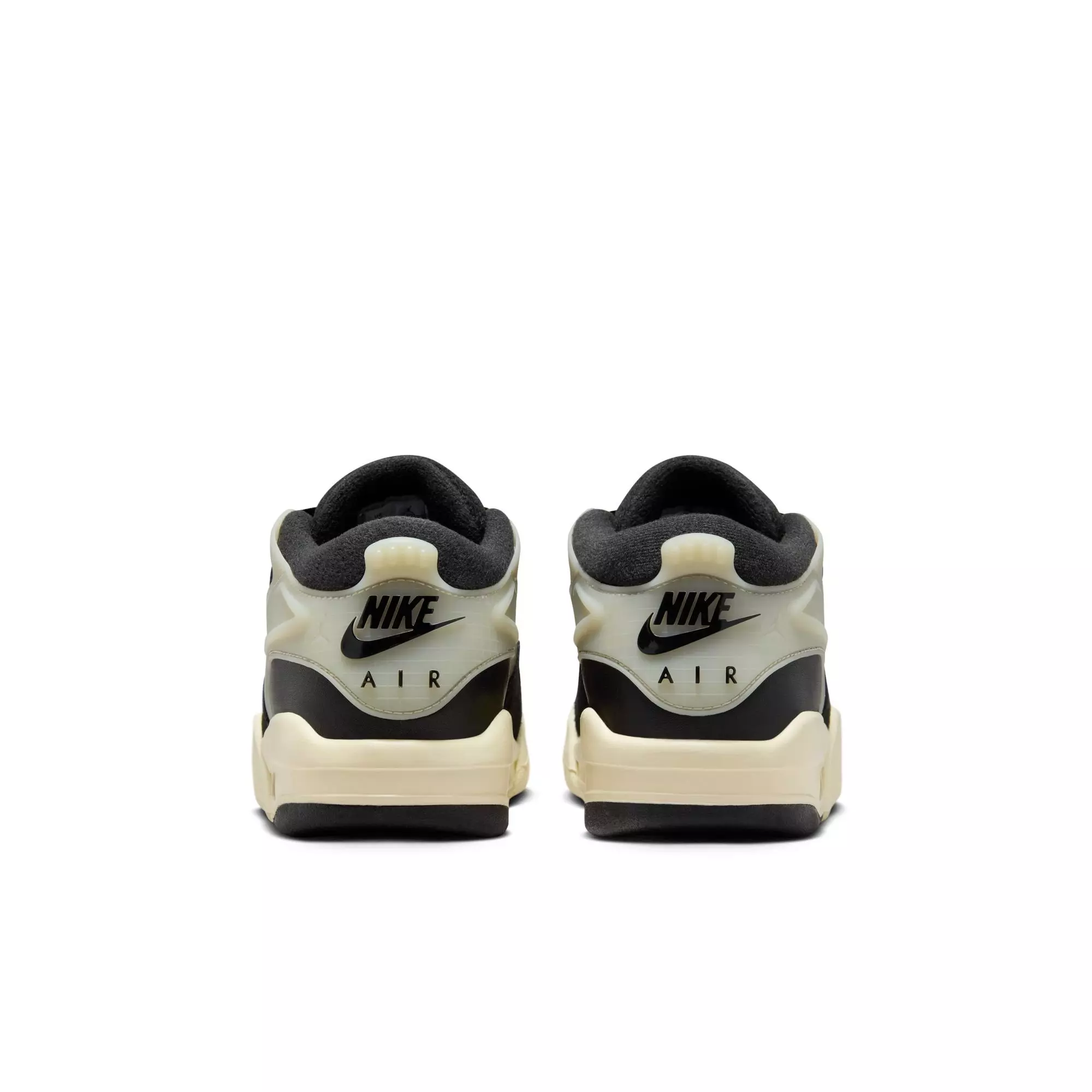 Jordan 4 RM "Black/Gym Red/Sail/Coconut Milk" Grade School Boys' Shoe - BLACK/TAN