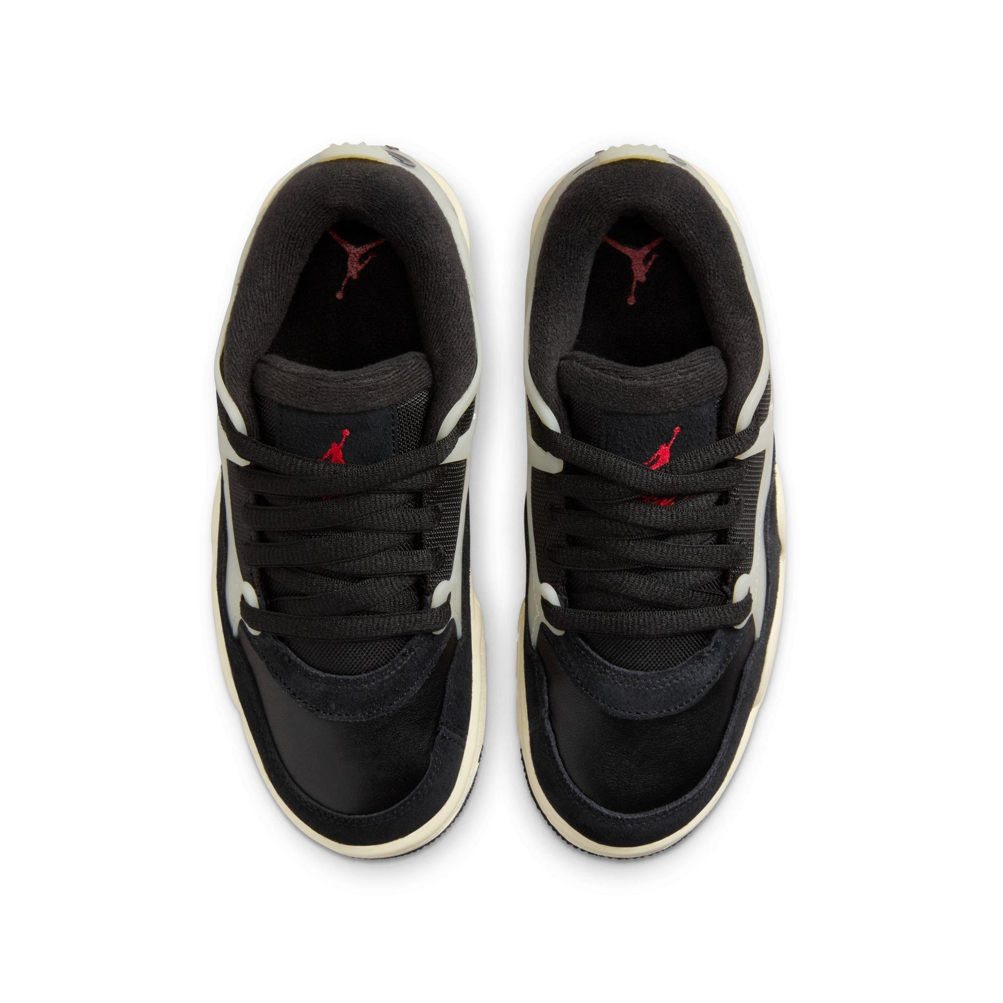 Jordan 4RM Grade School Boys' "Black/Gym Red/Sail/Coconut Milk" Shoe