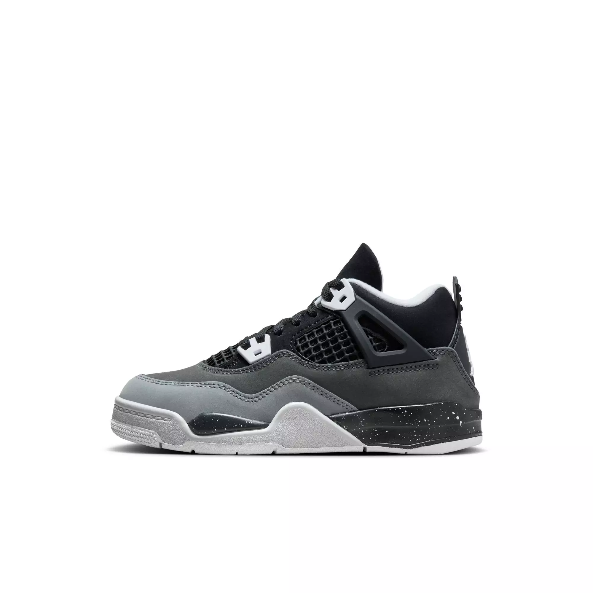 Jordan 4 Retro "Fear" Preschool Kids' Shoe - BLACK/WHITE/ANTHRACITE