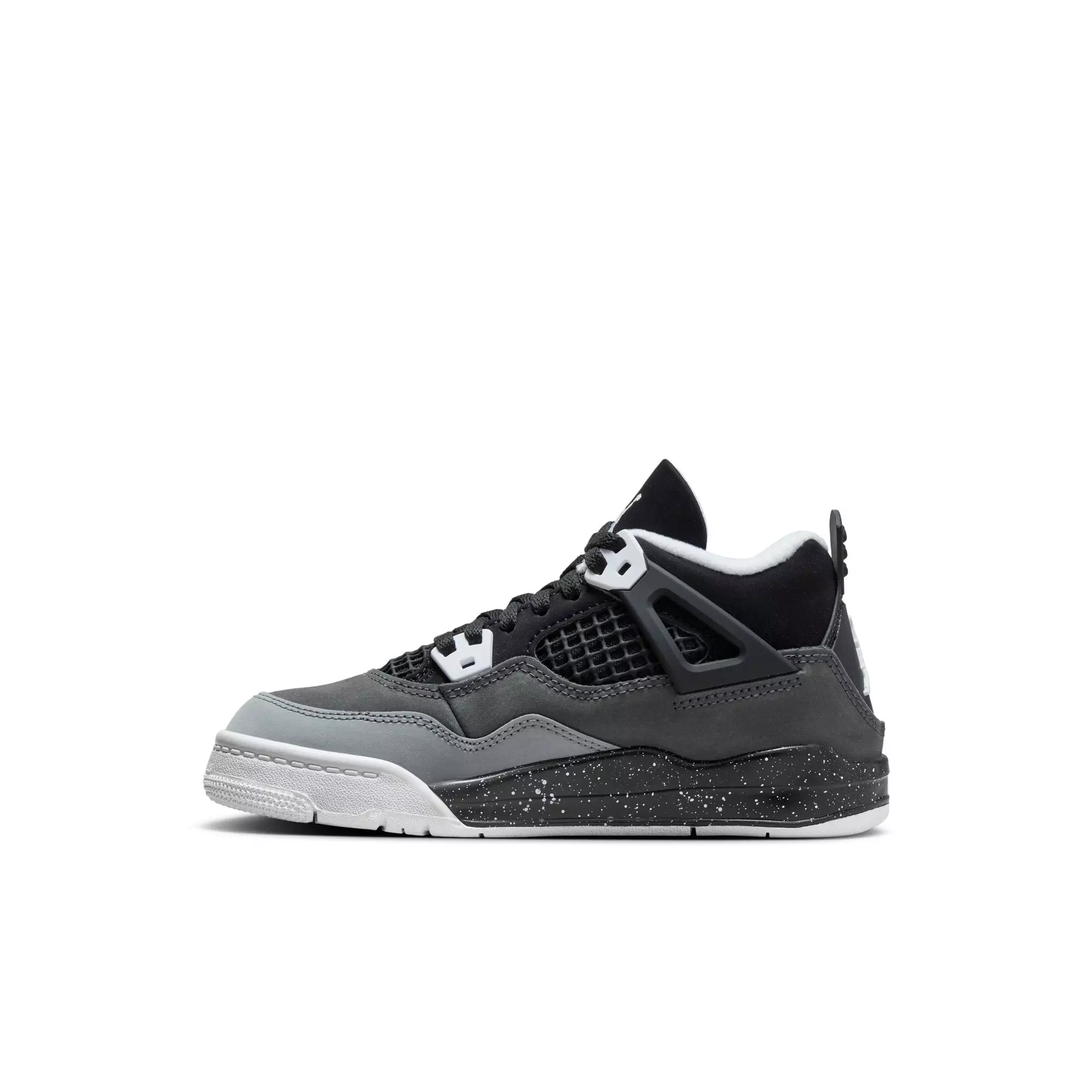 Jordan 4 Retro "Fear" Preschool Kids' Shoe - BLACK/WHITE/ANTHRACITE