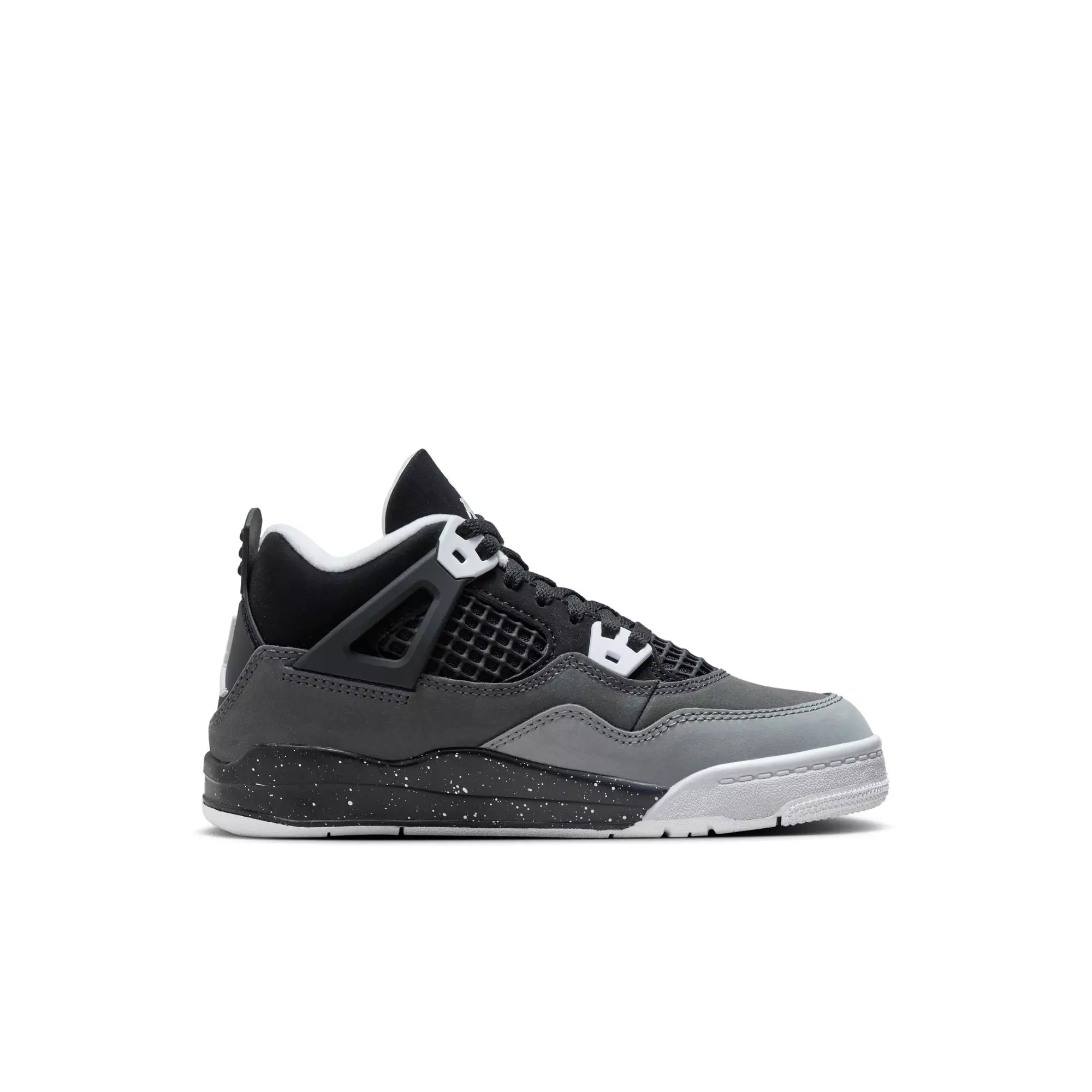 Jordan 4 Retro "Fear" Preschool Kids' Shoe - BLACK/WHITE/ANTHRACITE