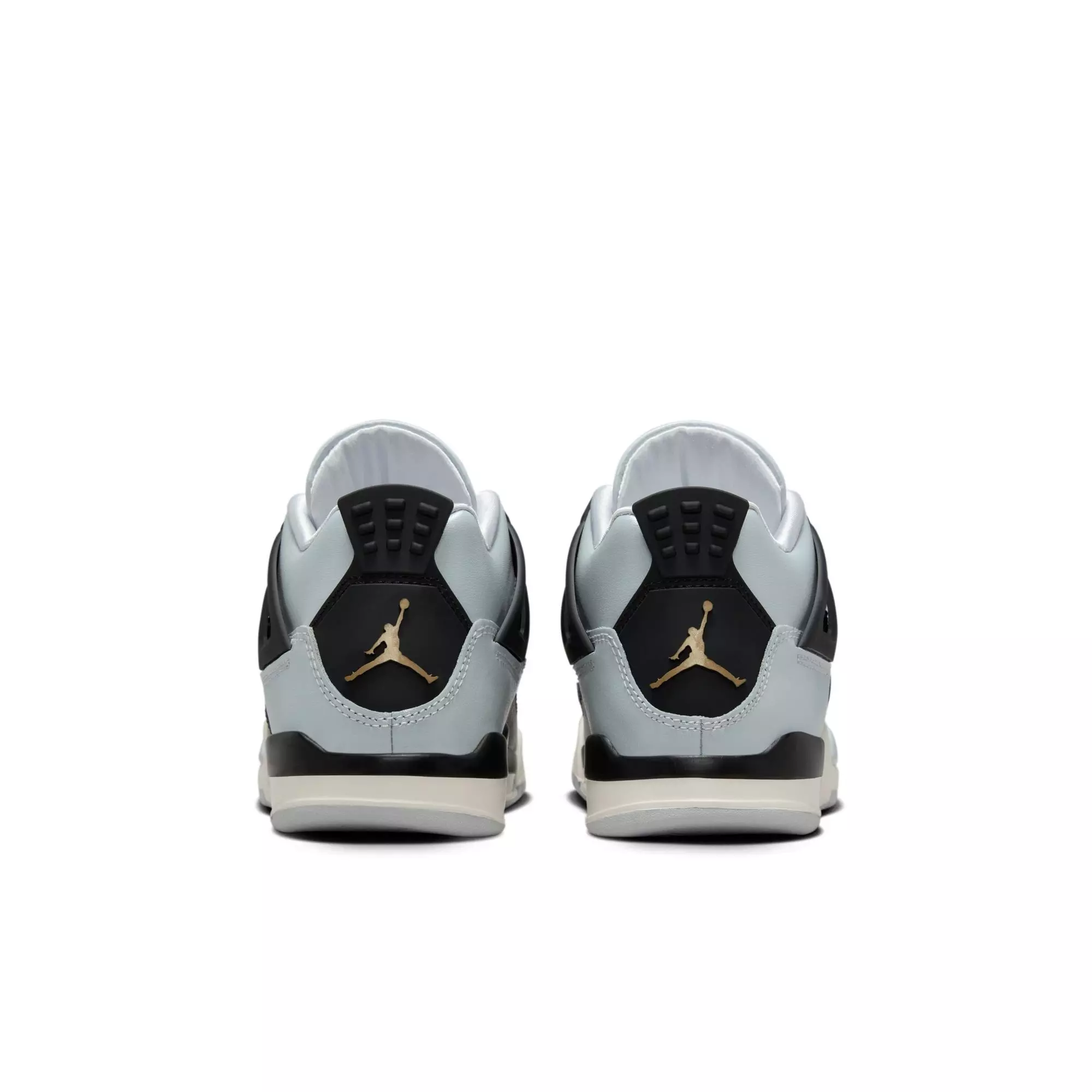 Jordan 4 Retro "Pure Platinum" Preschool Kids' Shoe - PURE PLATINUM/METALLIC GOLD/BLACK