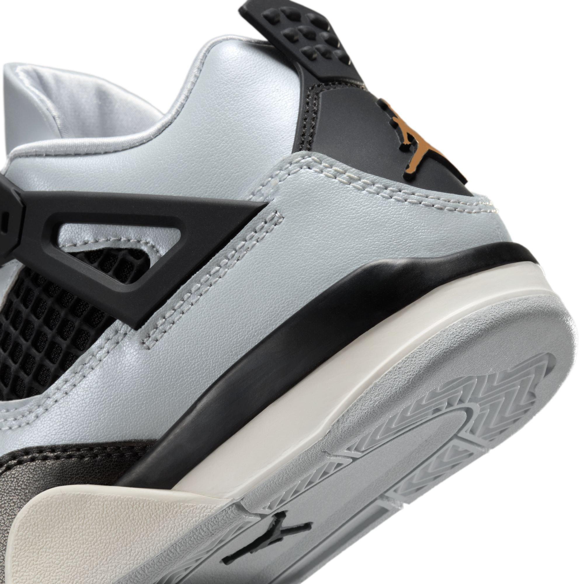 Jordan 4 Retro "Pure Platinum" Preschool Kids' Shoe