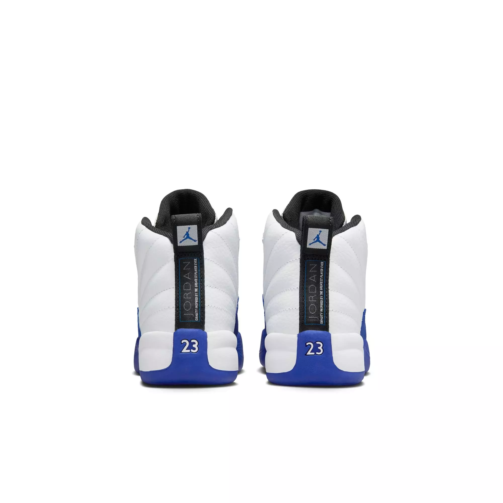 Jordan 12 Retro "White and Game Royal" Preschool Kids' Shoe - WHITE/BLACK/GAME ROYAL