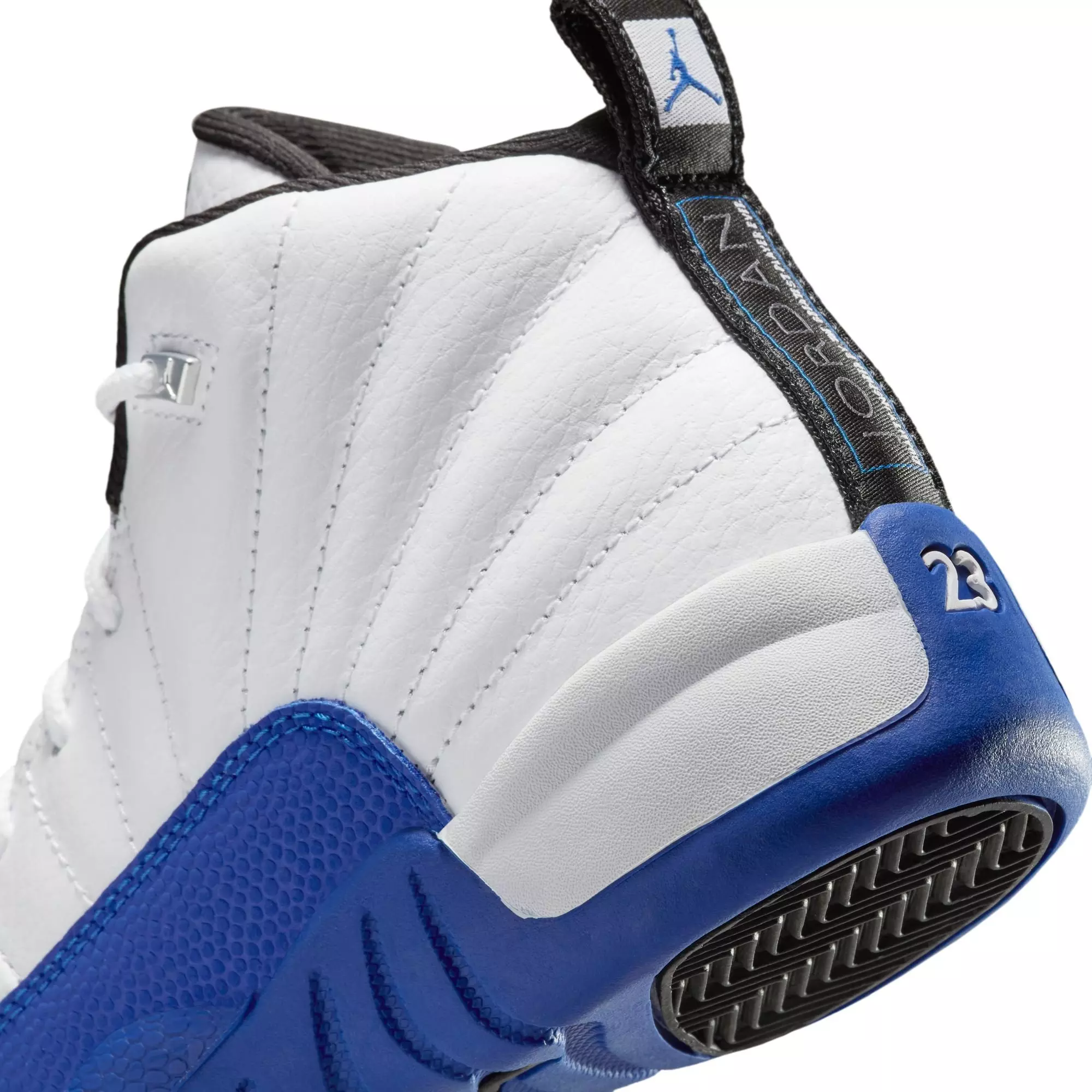 Jordan 12 Retro "White and Game Royal" Preschool Kids' Shoe - WHITE/BLACK/GAME ROYAL