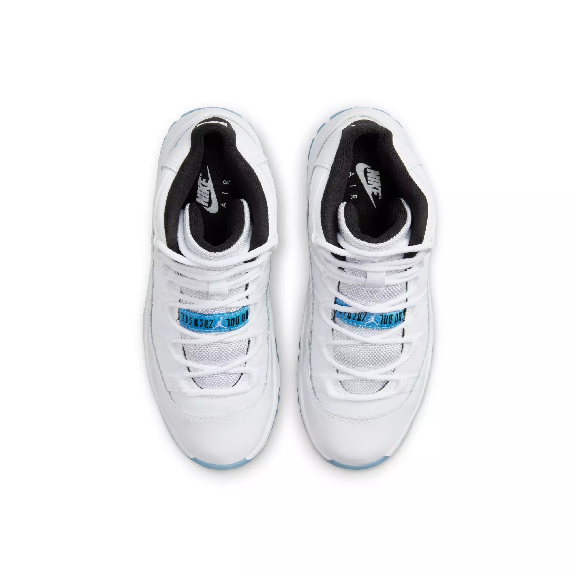 Jordan 11 Retro "Legend Blue" Preschool Kids' Shoe - WHITE/LEGEND BLUE/BLACK
