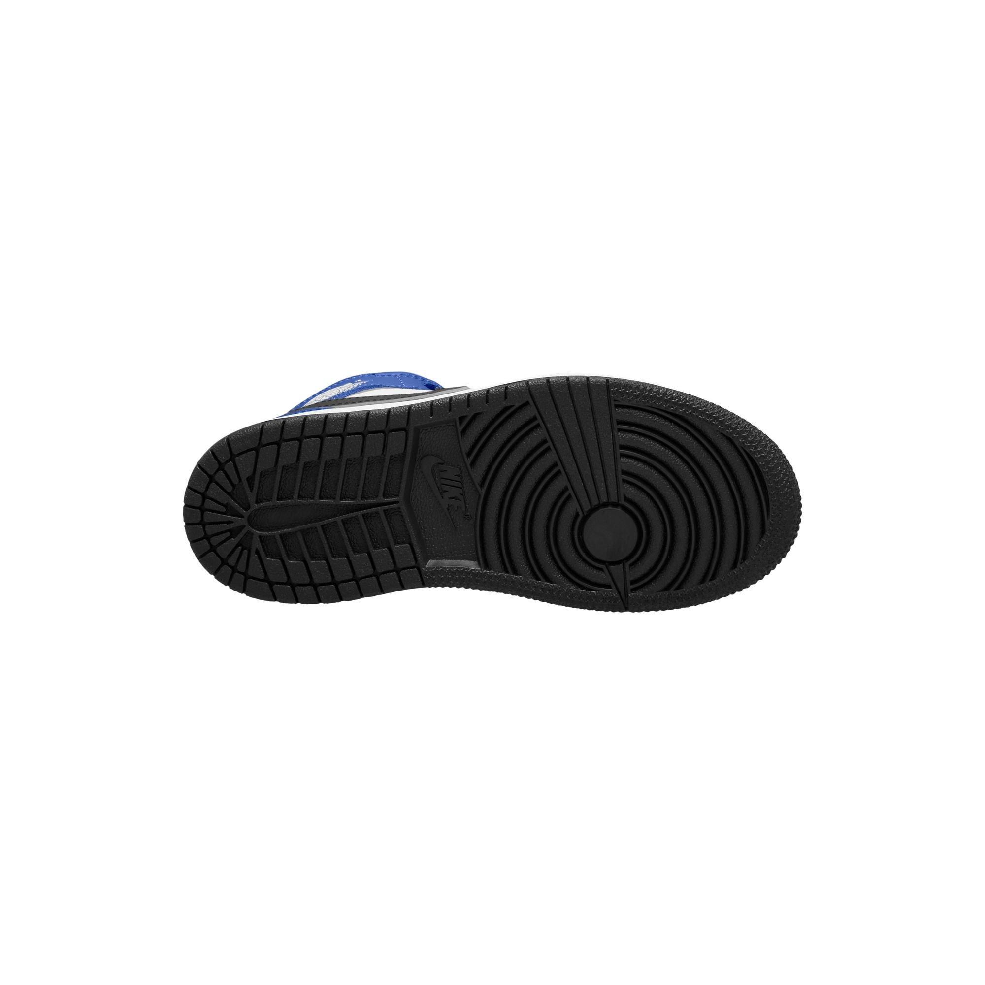 Jordan 1 Mid "Game Royal/Black/White" Preschool Boys' Shoe - ROYAL/WHITE/BLACK Thumbnail View 4