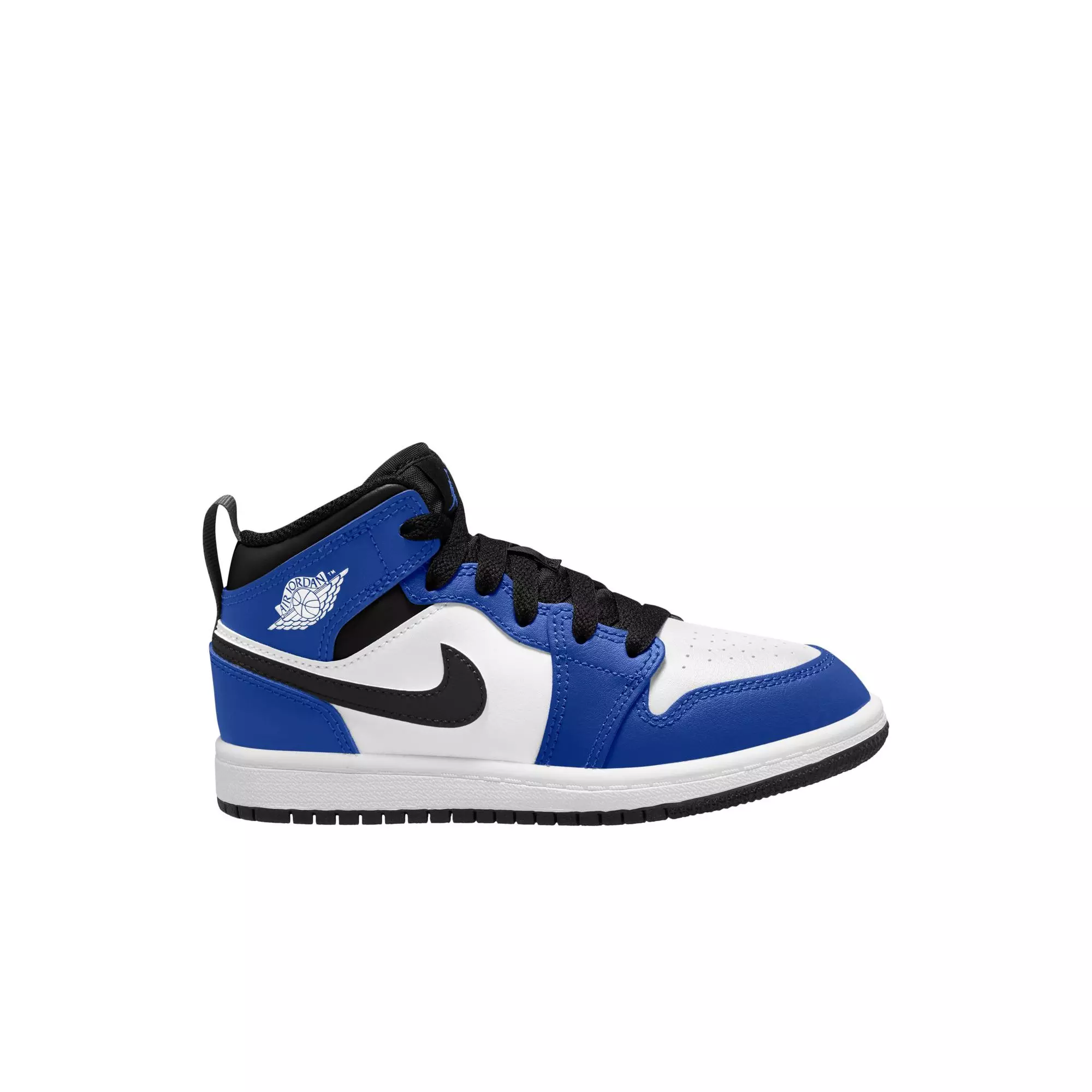 Jordan 1 Mid "Game Royal/Black/White" Preschool Boys' Shoe - ROYAL/WHITE/BLACK