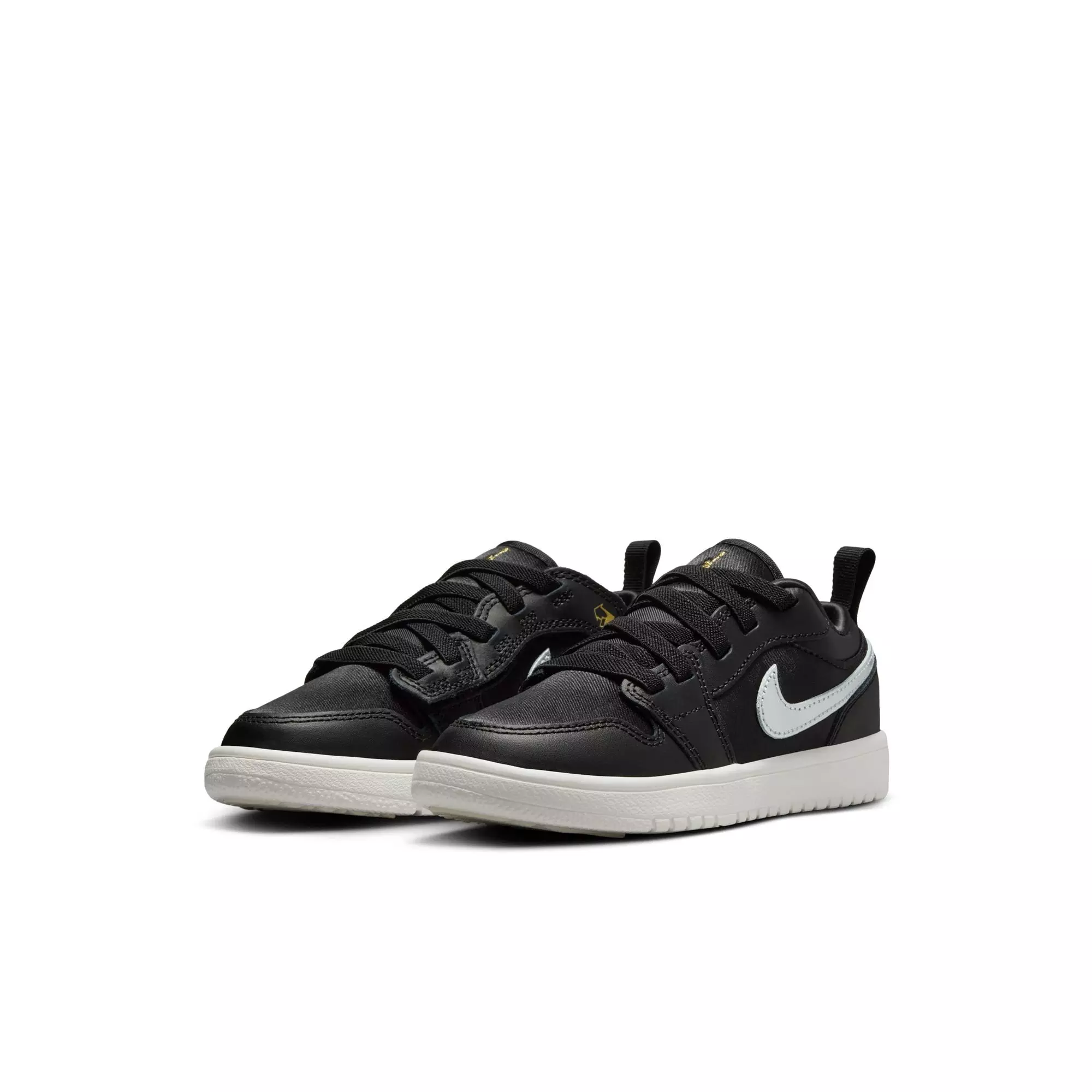 Jordan 1 Low Alt SE "Black/Metallic Silver/Sail/Metallic Gold" Preschool Boys' Shoe - BLACK/SILVER