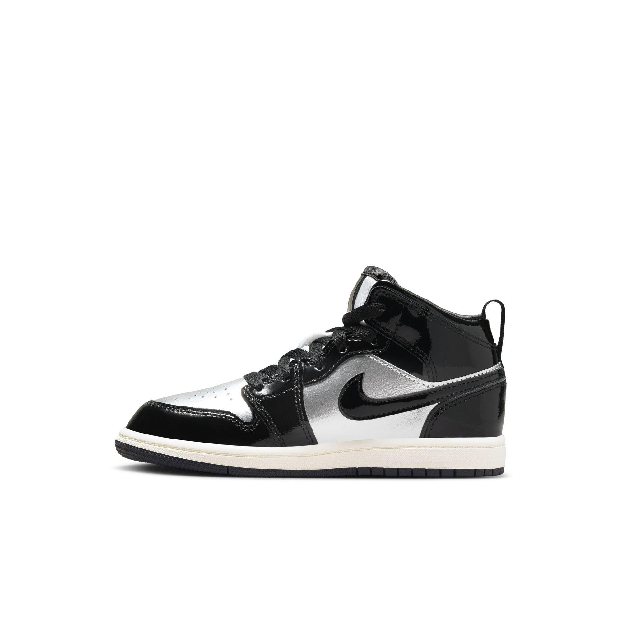 Patent Leather Jordan Mid SE Boys' Shoe Hibbett