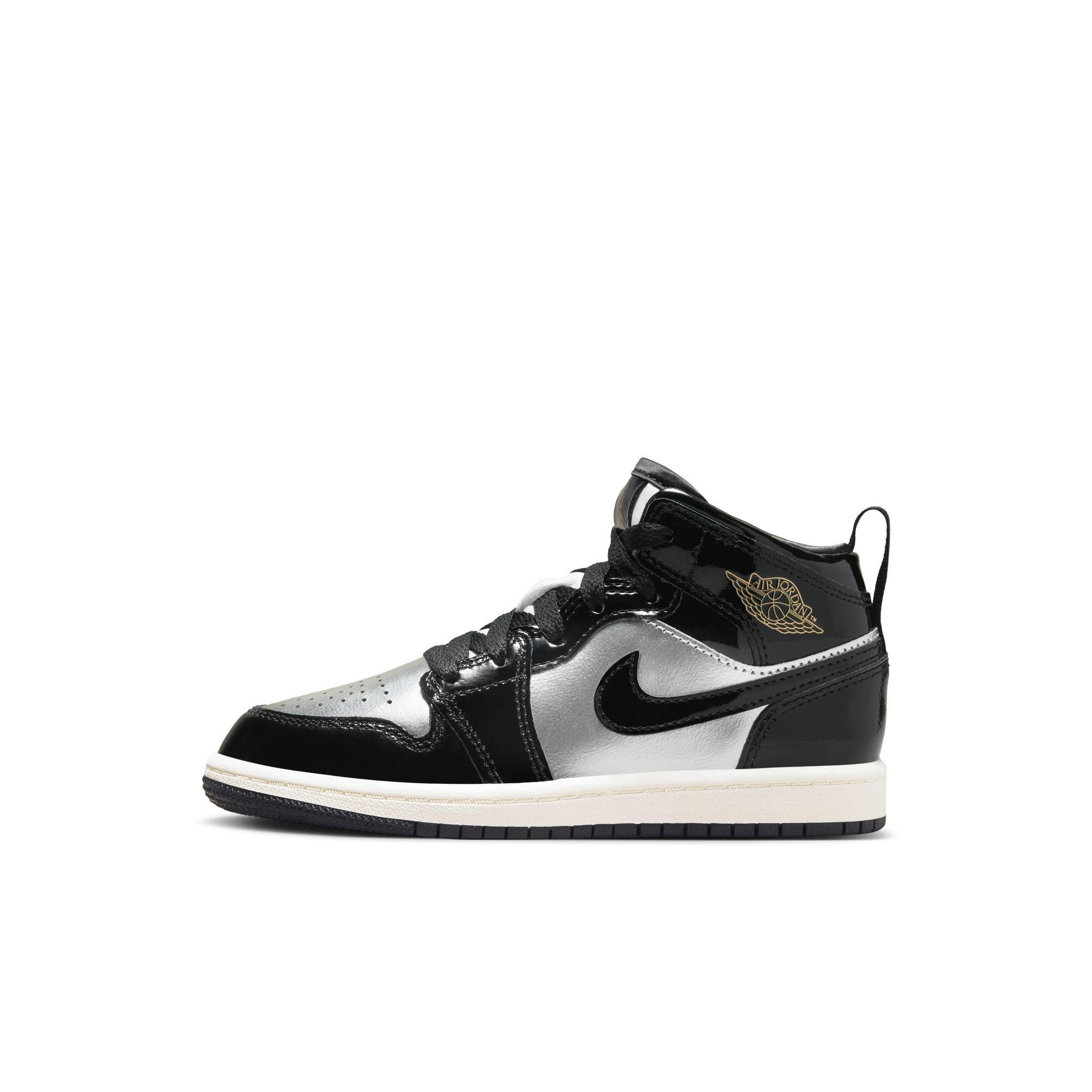 Patent Leather Jordan Mid SE Boys' Shoe Hibbett