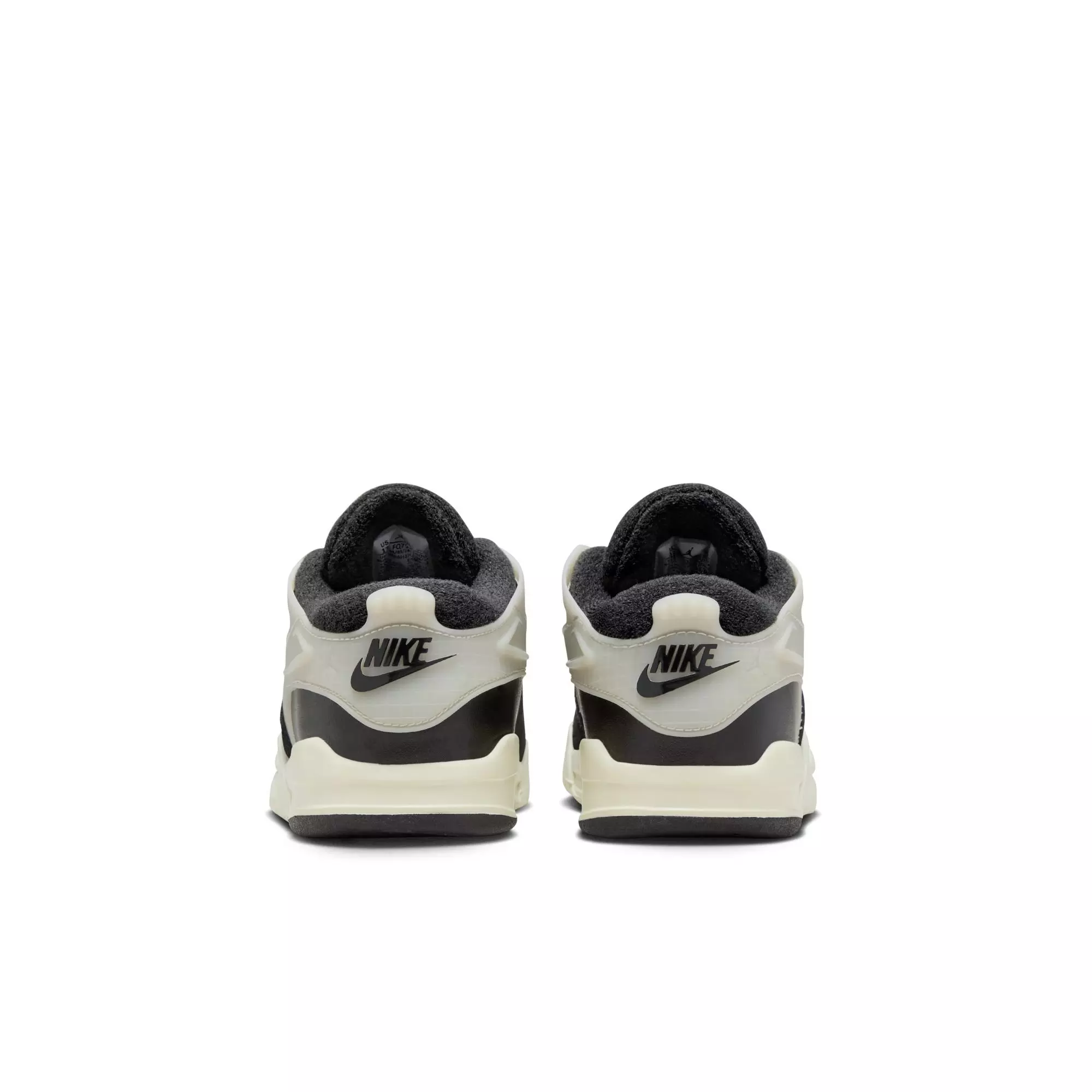 Jordan 4 RM "Black/Gym Red/Sail/Coconut Milk" Preschool Boys' Shoe - BLACK/TAN