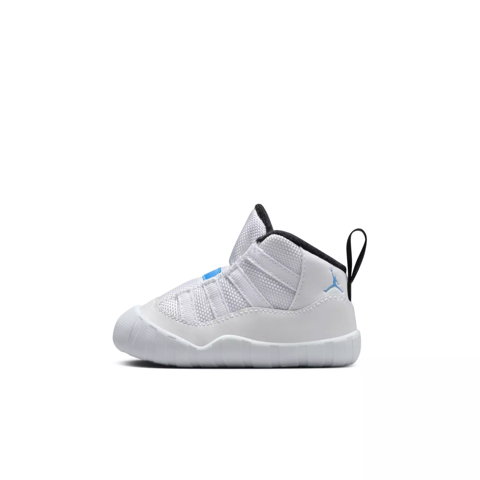 Jordan 11 Retro "Legend Blue" Crib Bootie - WHITE/LEGEND BLUE/BLACK