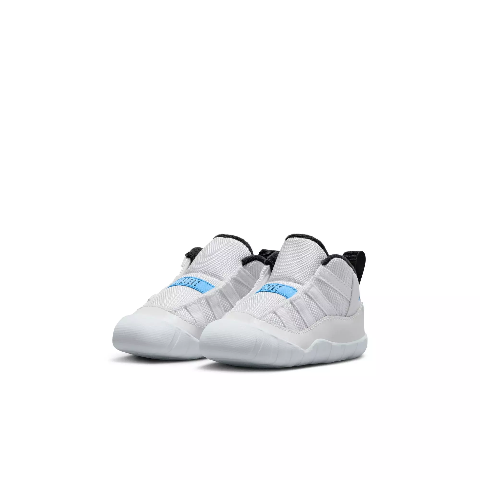 Jordan 11 Retro "Legend Blue" Crib Bootie - WHITE/LEGEND BLUE/BLACK