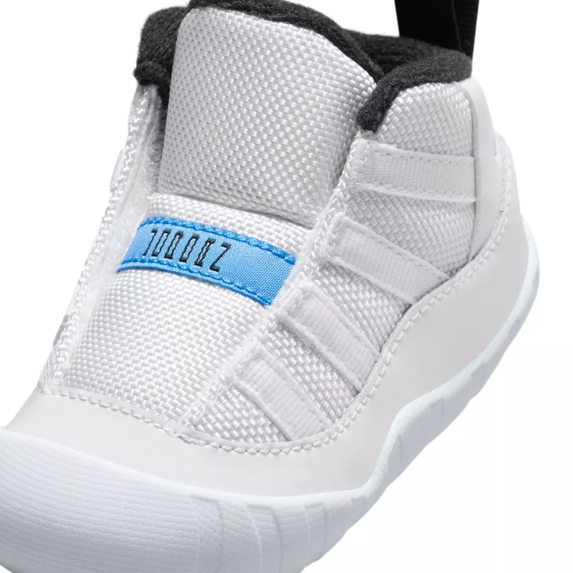Jordan 11 Retro "Legend Blue" Crib Bootie - WHITE/LEGEND BLUE/BLACK