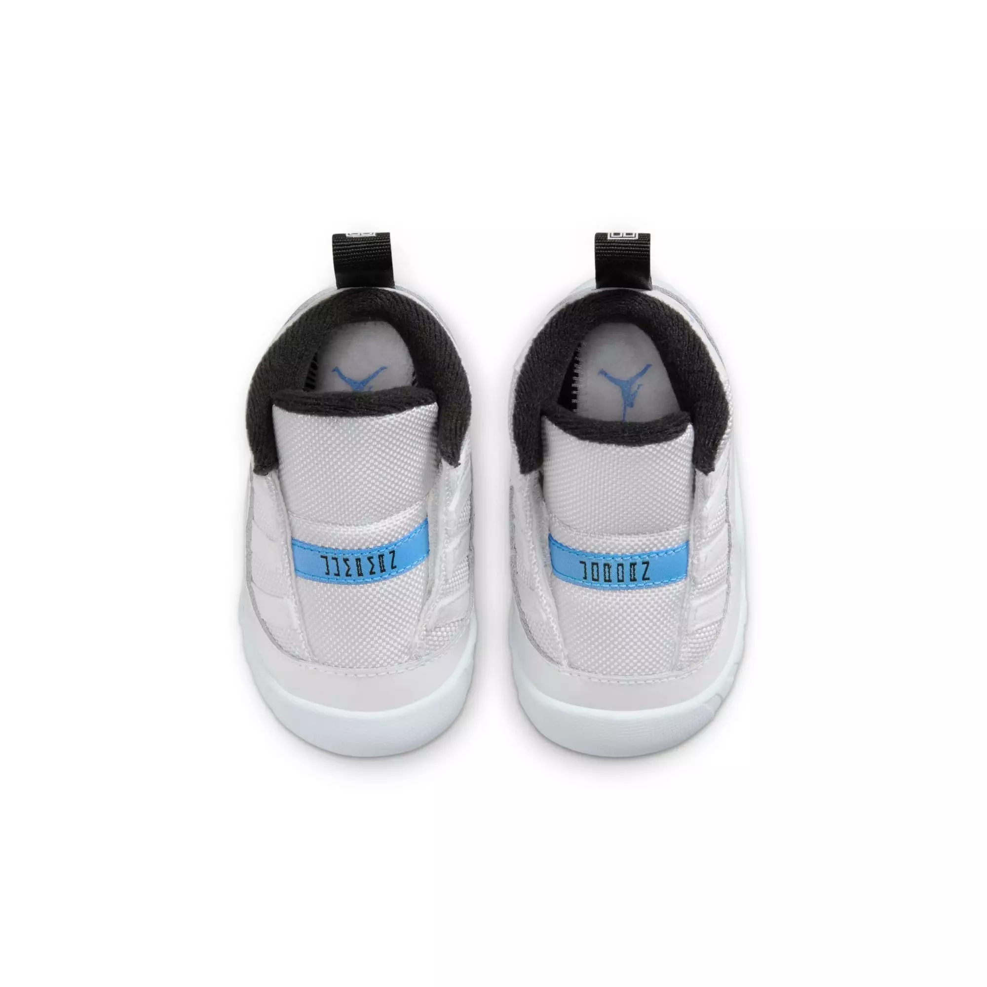 Jordan 11 Retro "Legend Blue" Crib Bootie - WHITE/LEGEND BLUE/BLACK