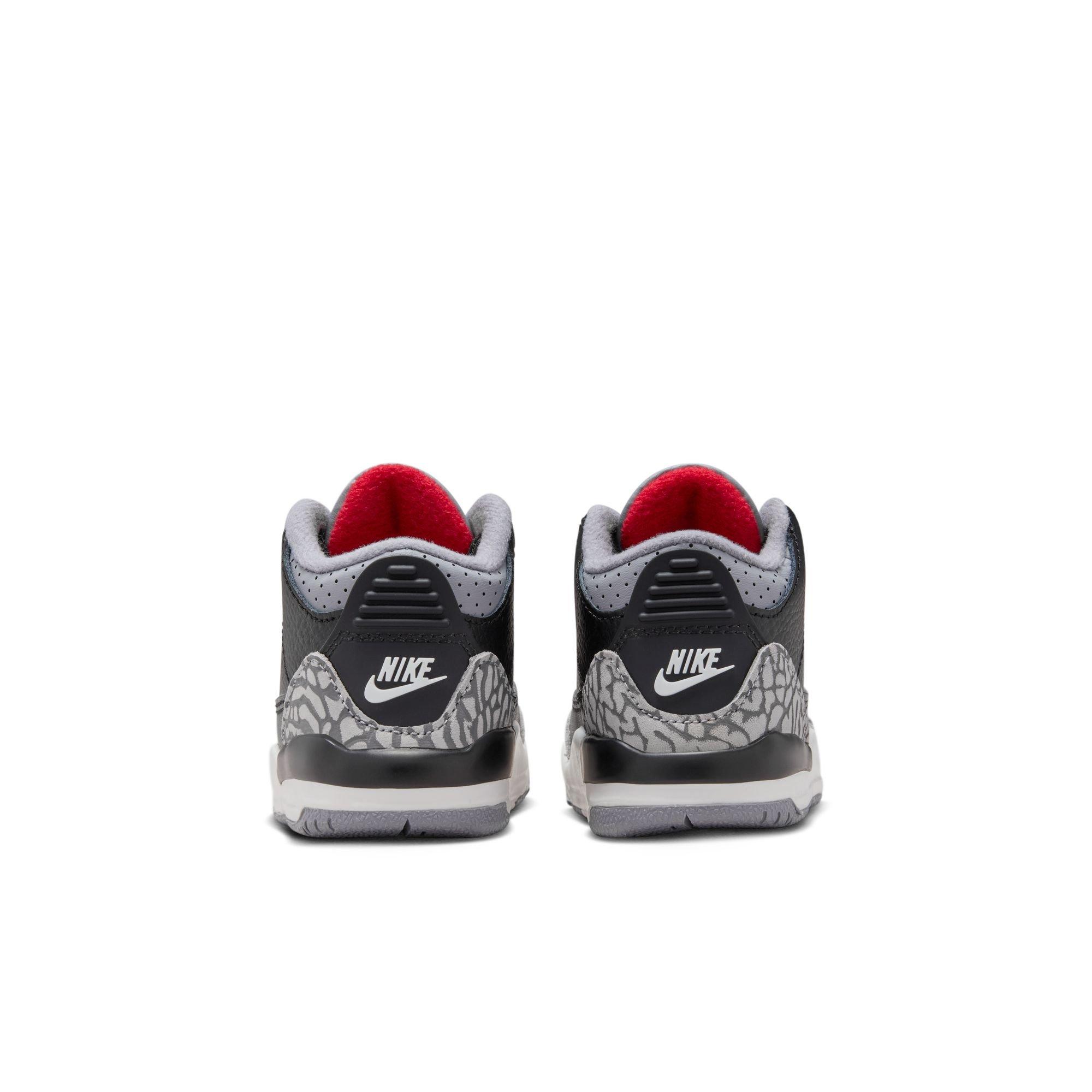 Jordan 3 Retro "Black Cement" Toddler Kids' Shoe