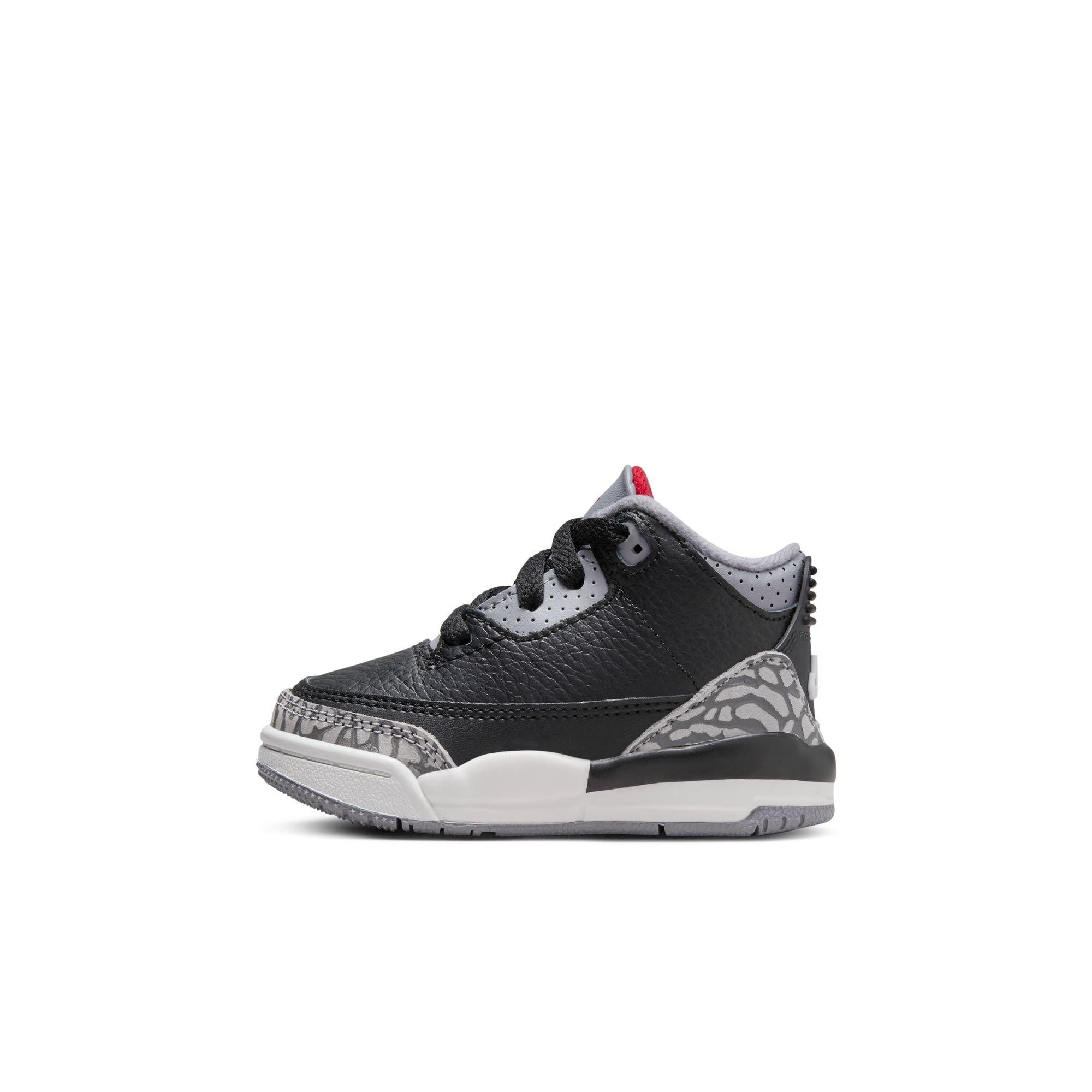 Jordan 3 Retro Black Cement Toddler Kids Shoe Hibbett