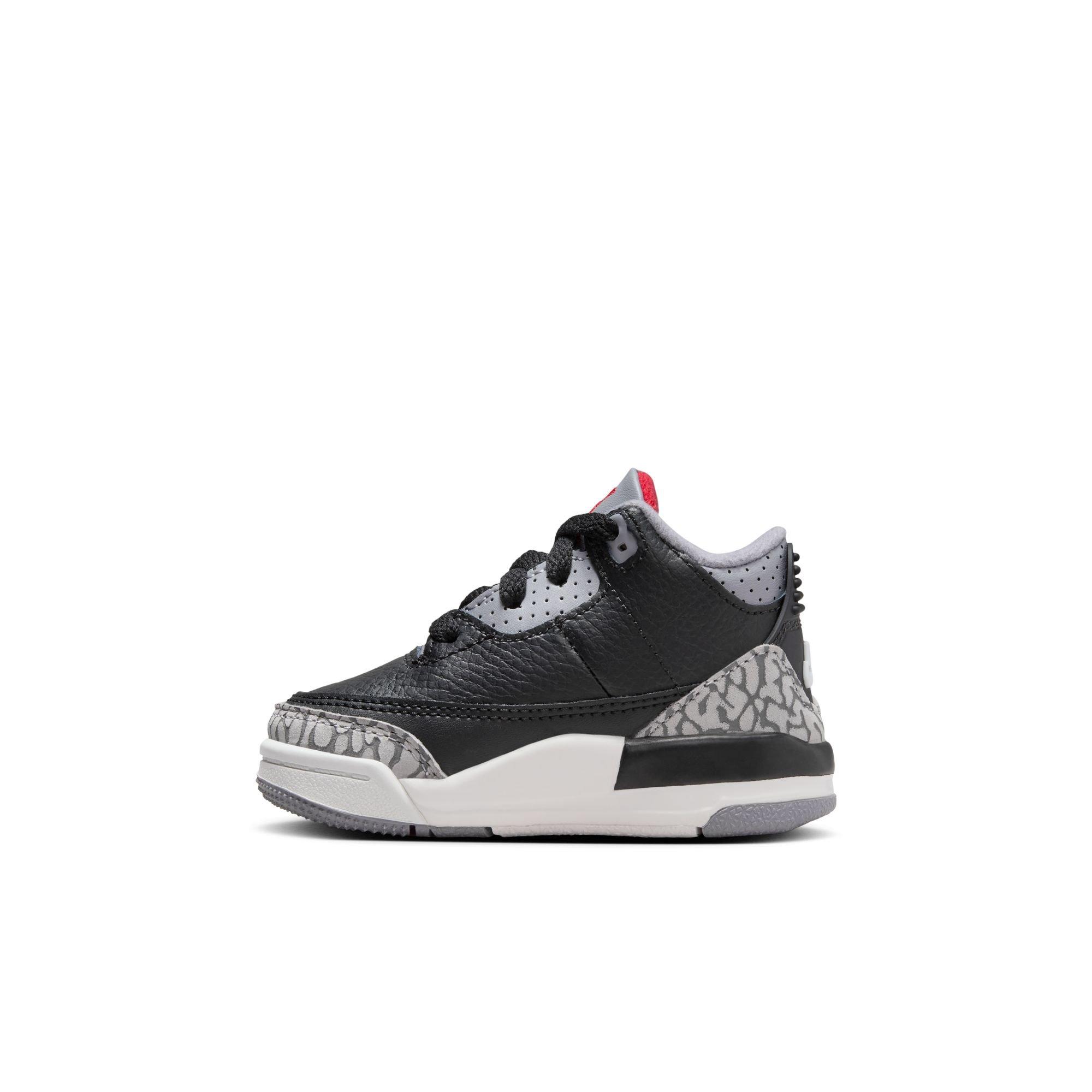 Jordan 3 Retro "Black Cement" Toddler Kids' Shoe