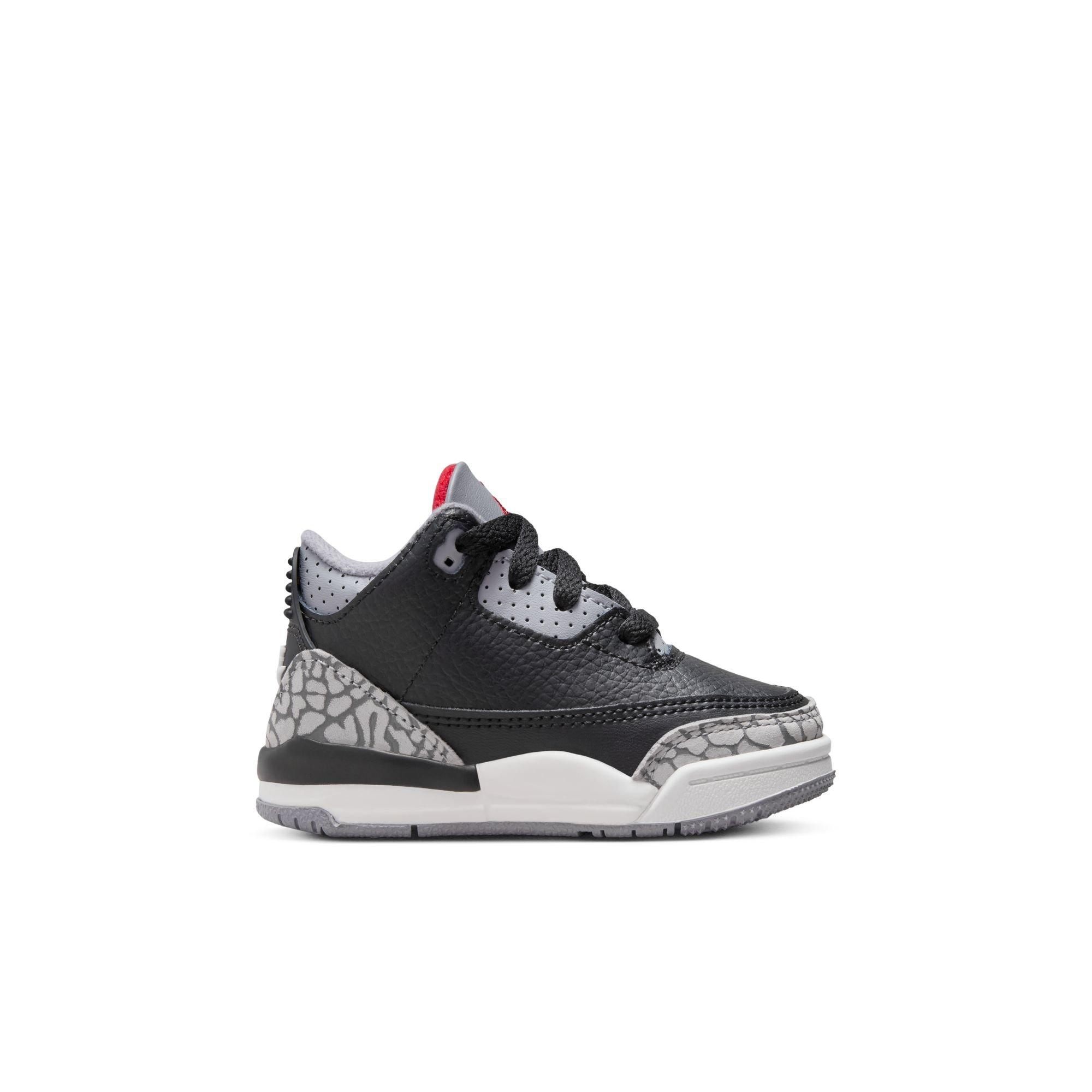 Jordan 3 Retro "Black Cement" Toddler Kids' Shoe