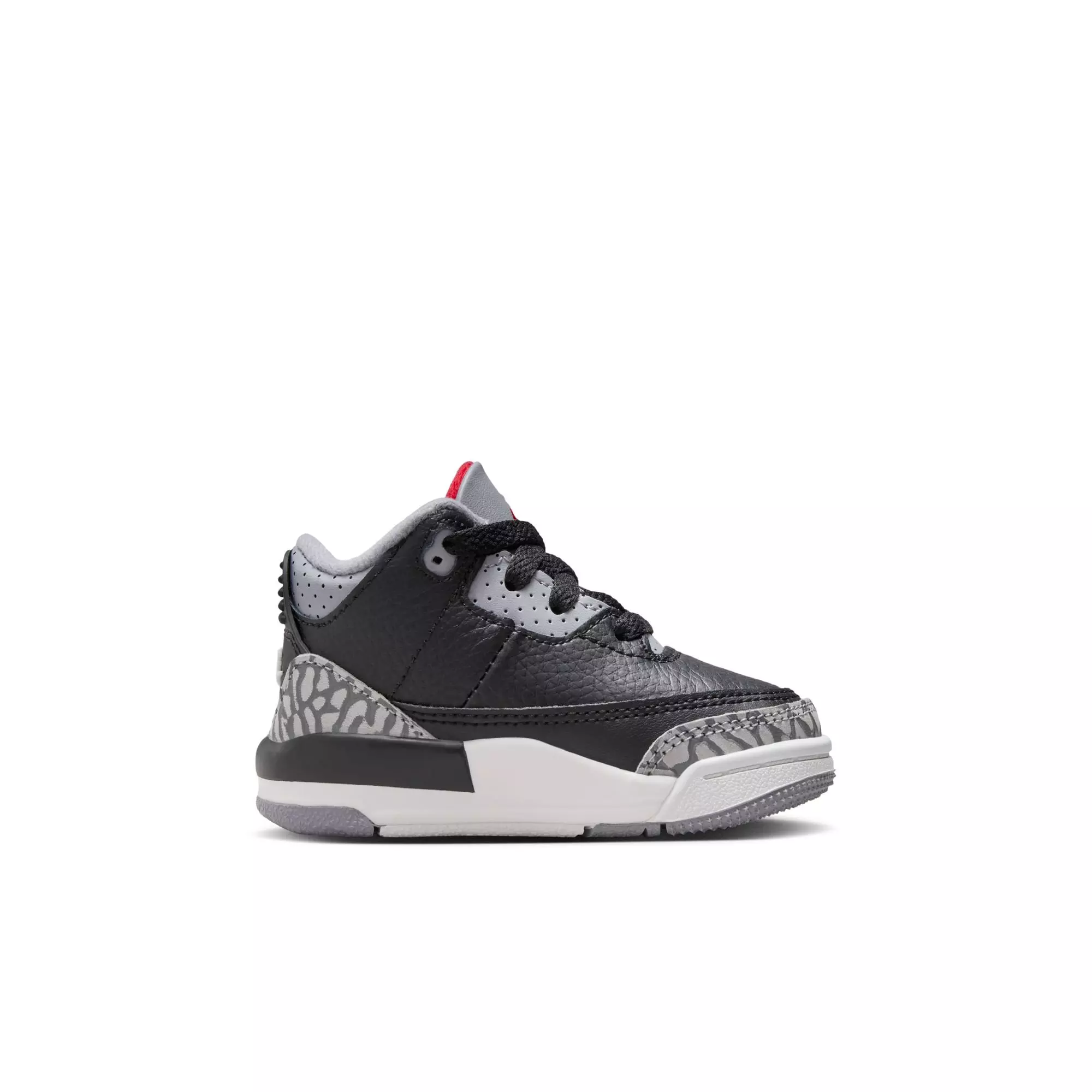 Jordan 3 Retro "Black Cement" Toddler Kids' Shoe - BLACK/FIRE RED/CEMENT GREY