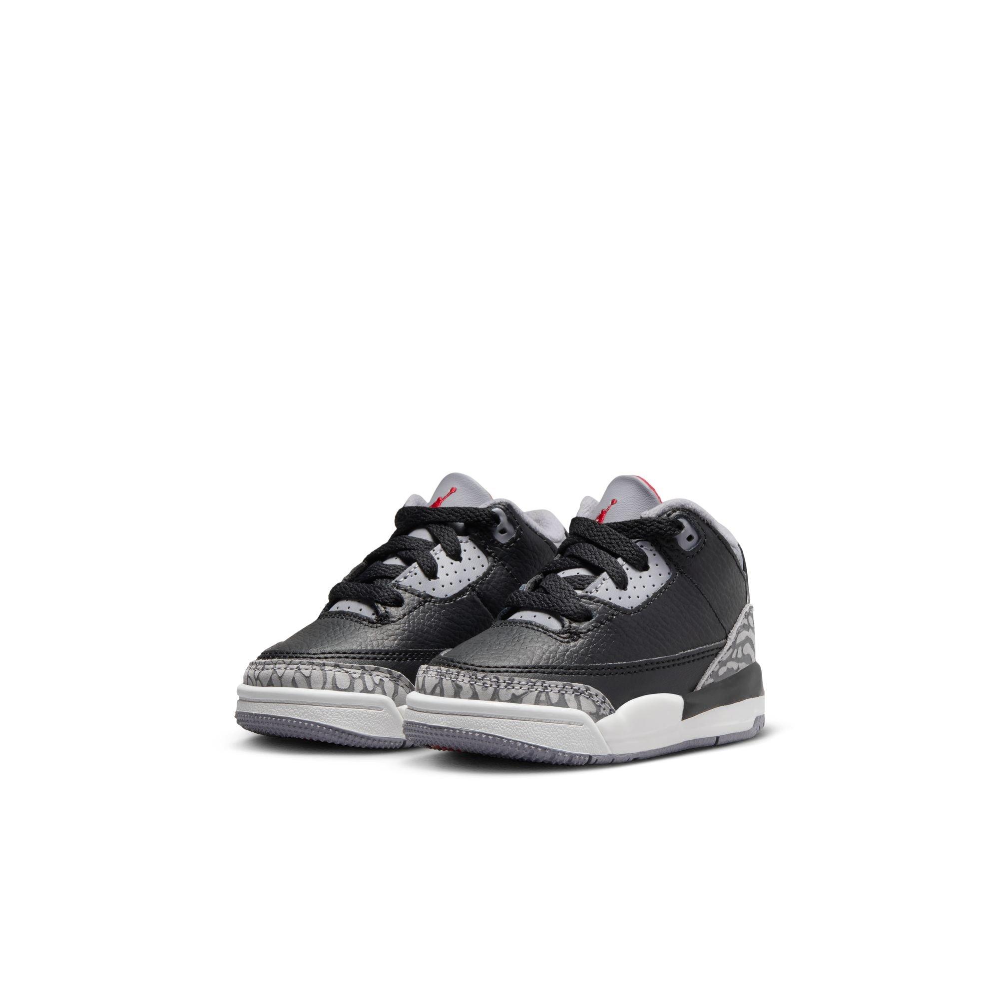 Jordan 3 Retro "Black Cement" Toddler Kids' Shoe