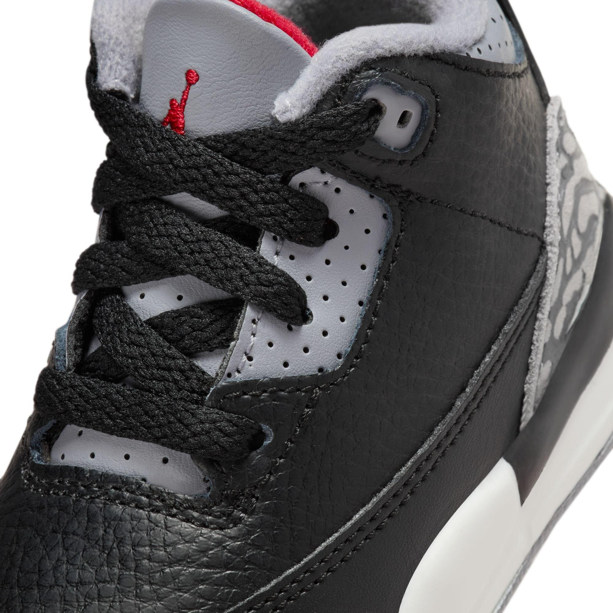 Jordan 3 Retro "Black Cement" Toddler Kids' Shoe