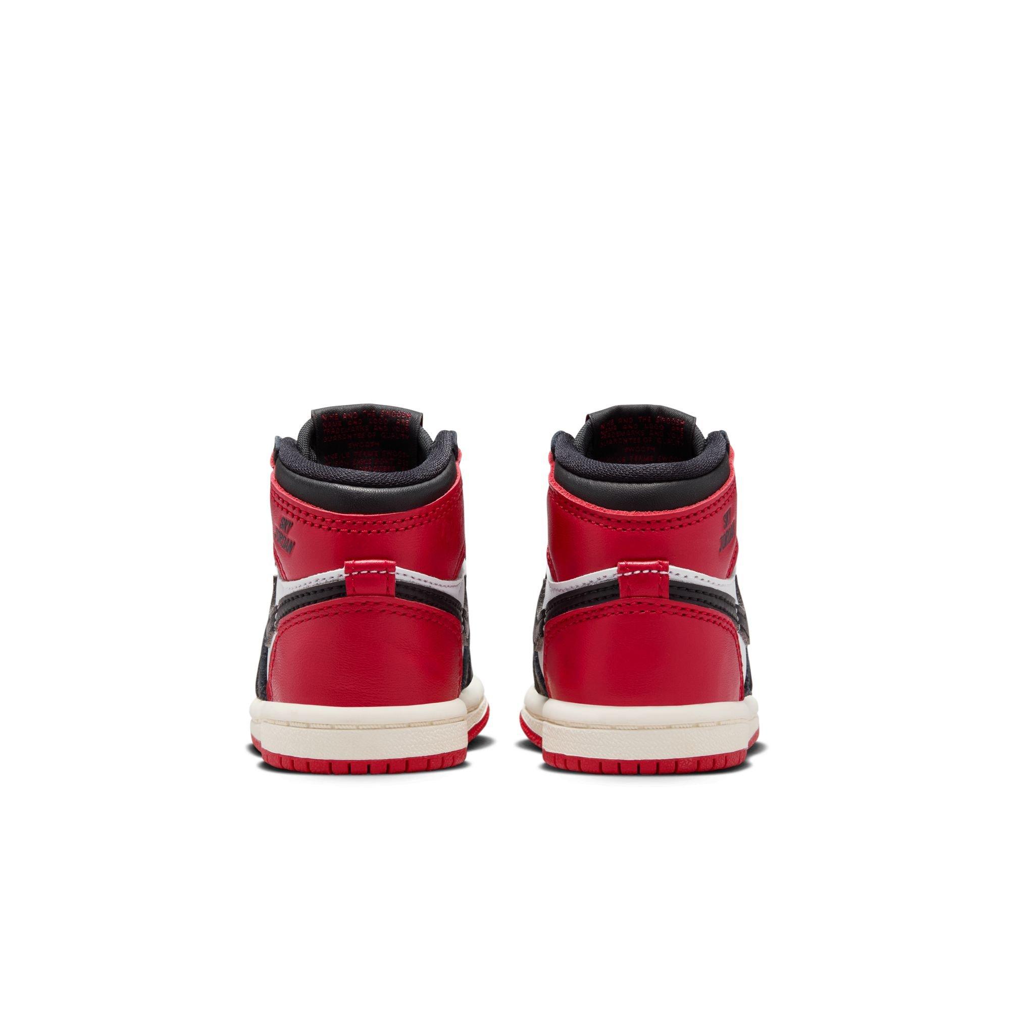 Jordan 1 Retro High OG "Black Toe" Toddler Kids' Shoe