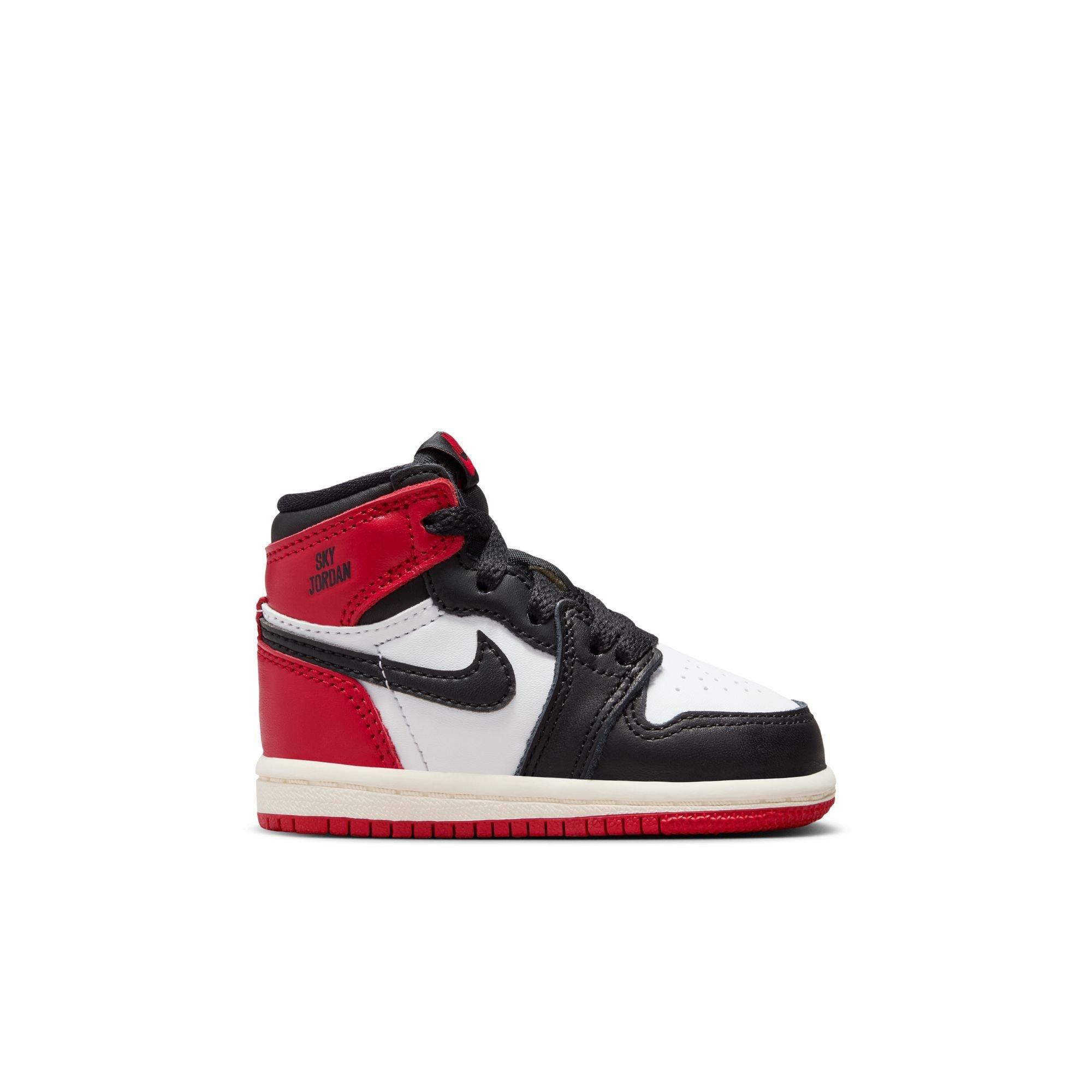 Jordan 1 Retro High OG "Black Toe" Toddler Kids' Shoe