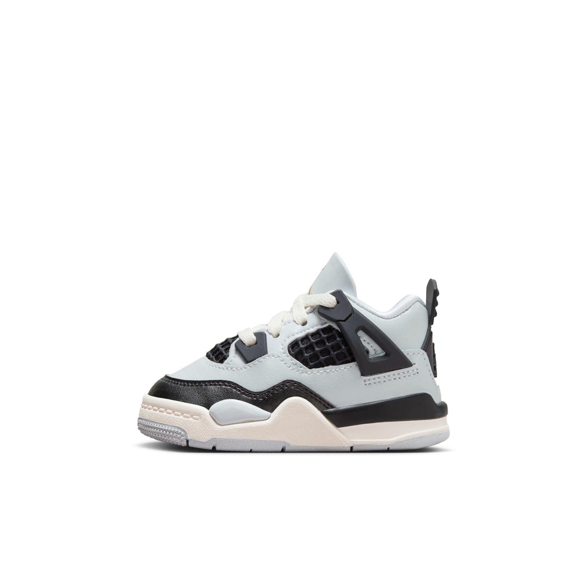 Jordan 4 Retro "Pure Platinum" Toddler Kids' Shoe