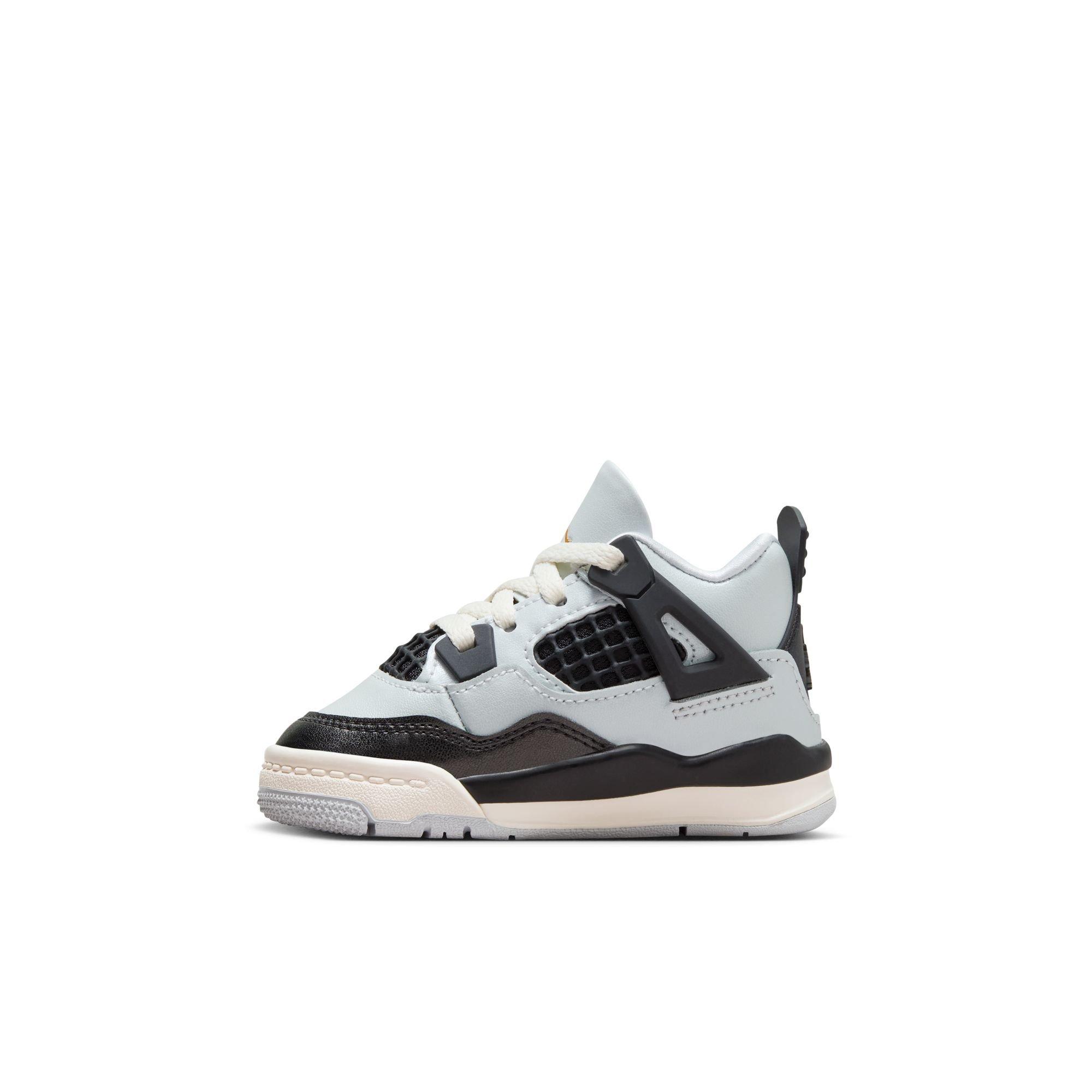 Jordan 4 Retro "Pure Platinum" Toddler Kids' Shoe