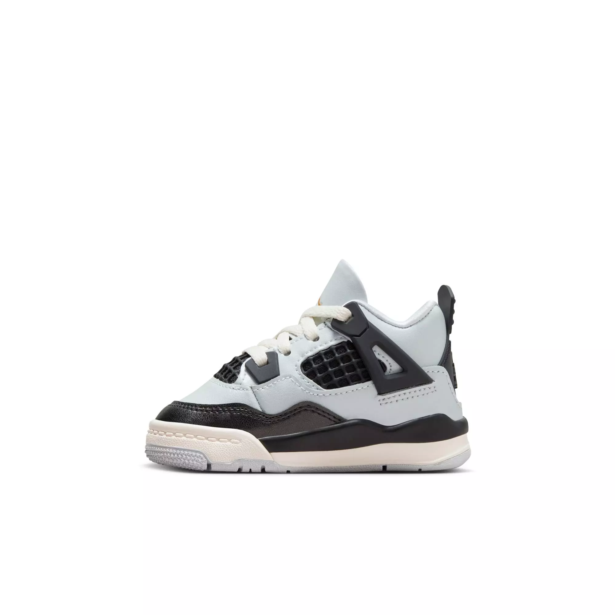Jordan 4 Retro "Pure Platinum" Toddler Kids' Shoe - PURE PLATINUM/METALLIC GOLD/BLACK