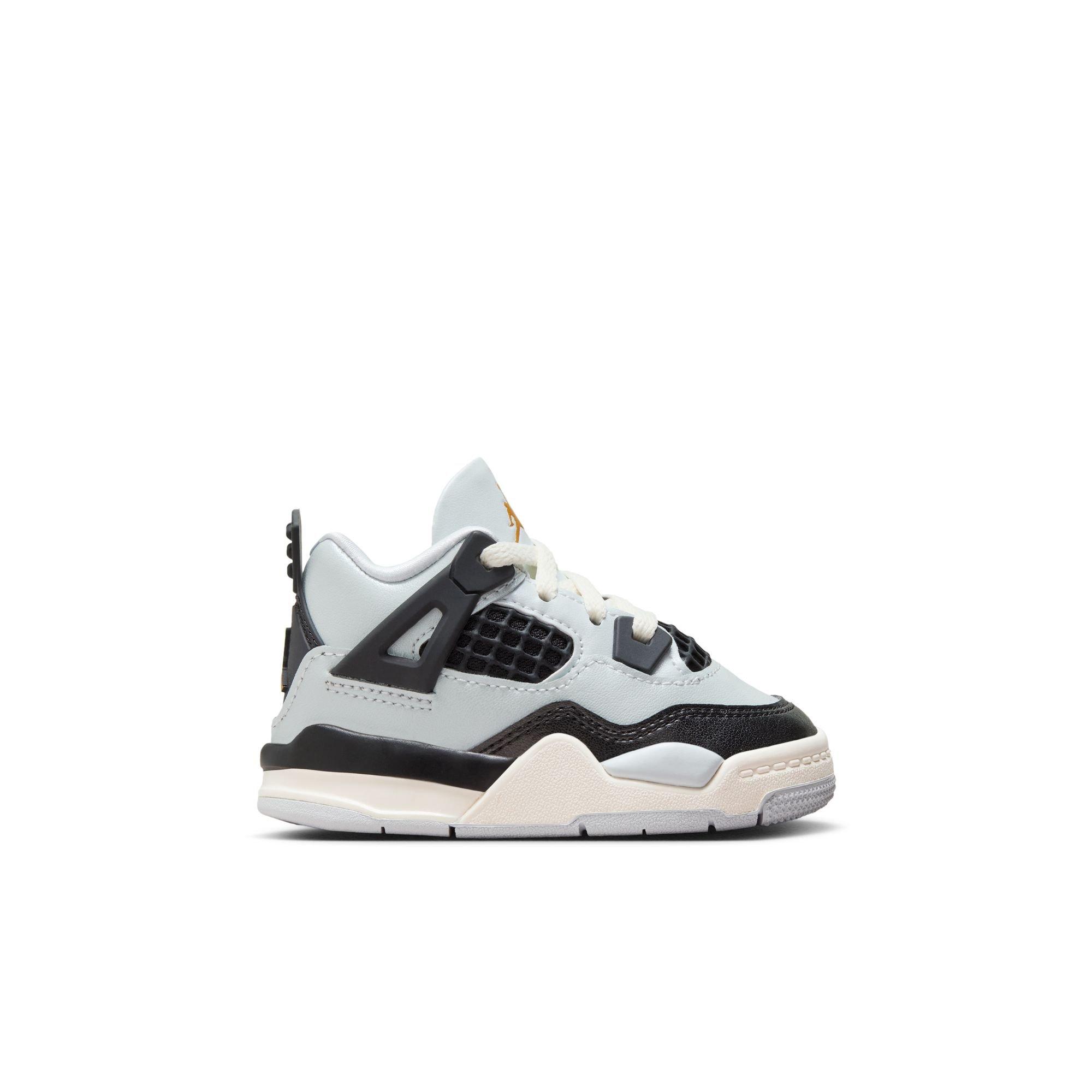 Jordan 4 Retro "Pure Platinum" Toddler Kids' Shoe