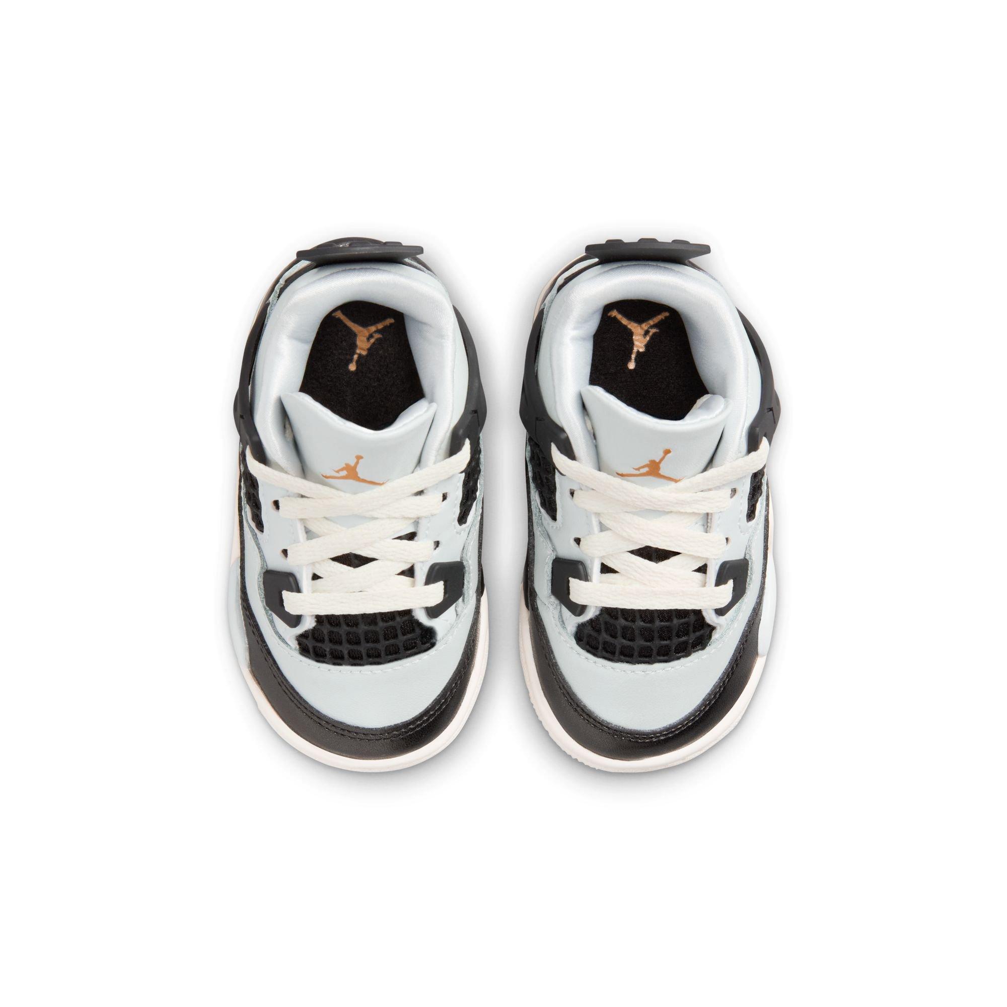 Jordan 4 Retro "Pure Platinum" Toddler Kids' Shoe