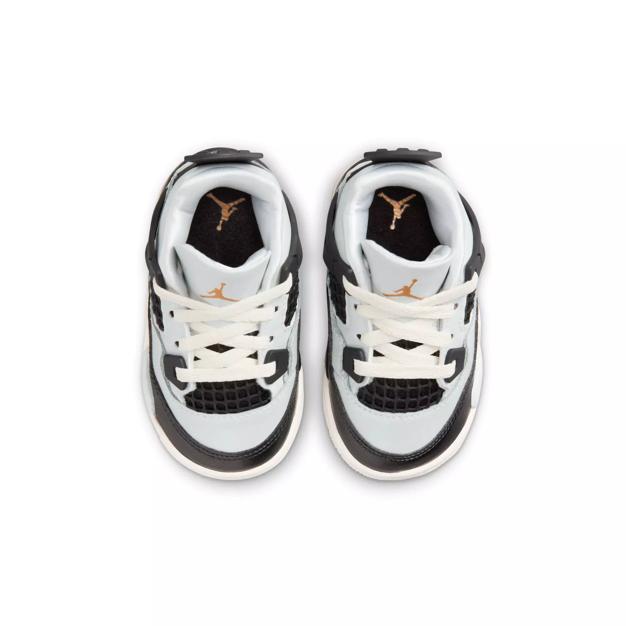 Jordan 4 Retro "Pure Platinum" Toddler Kids' Shoe - PURE PLATINUM/METALLIC GOLD/BLACK